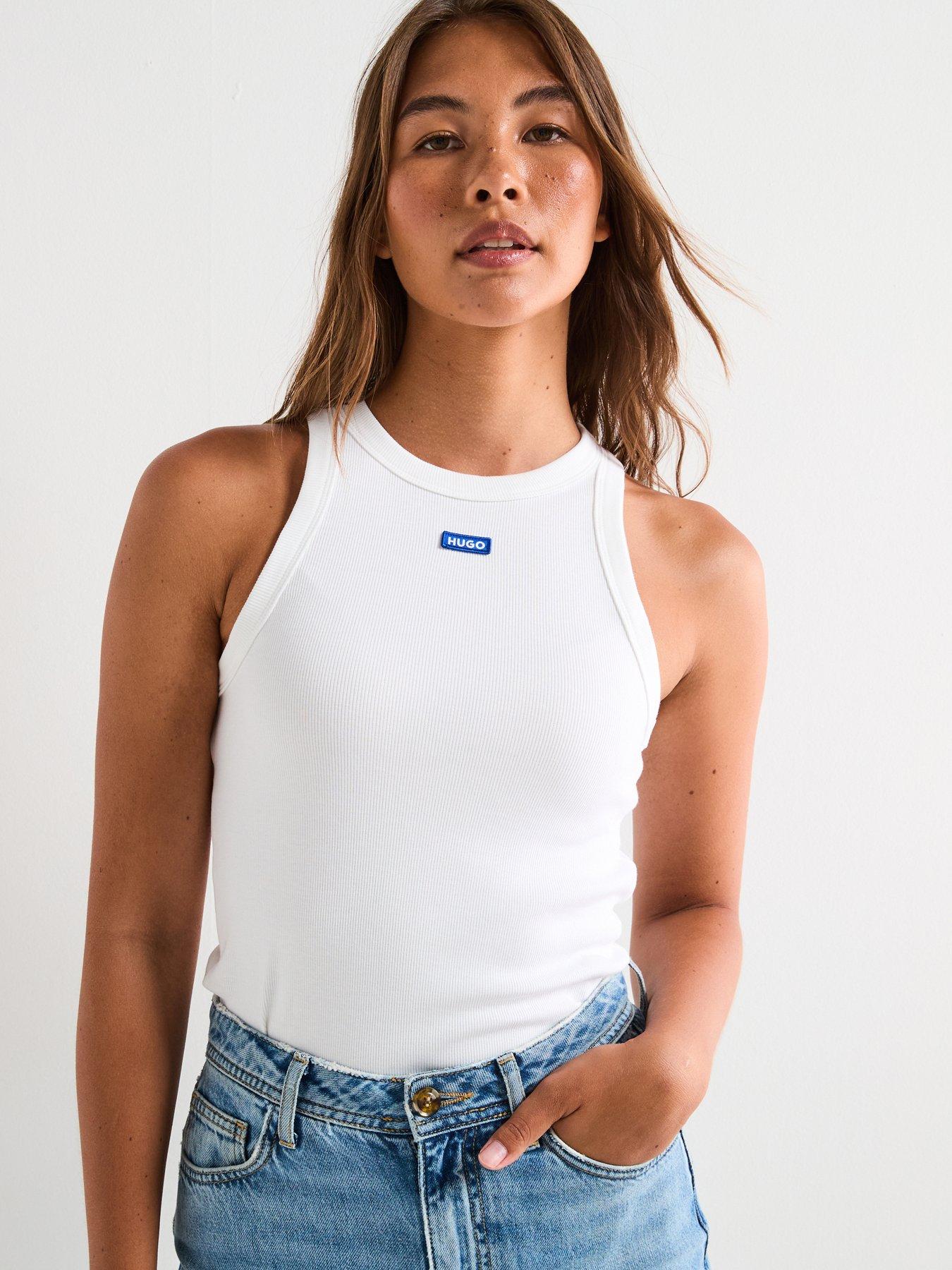 HUGO Easy Tank Top - White