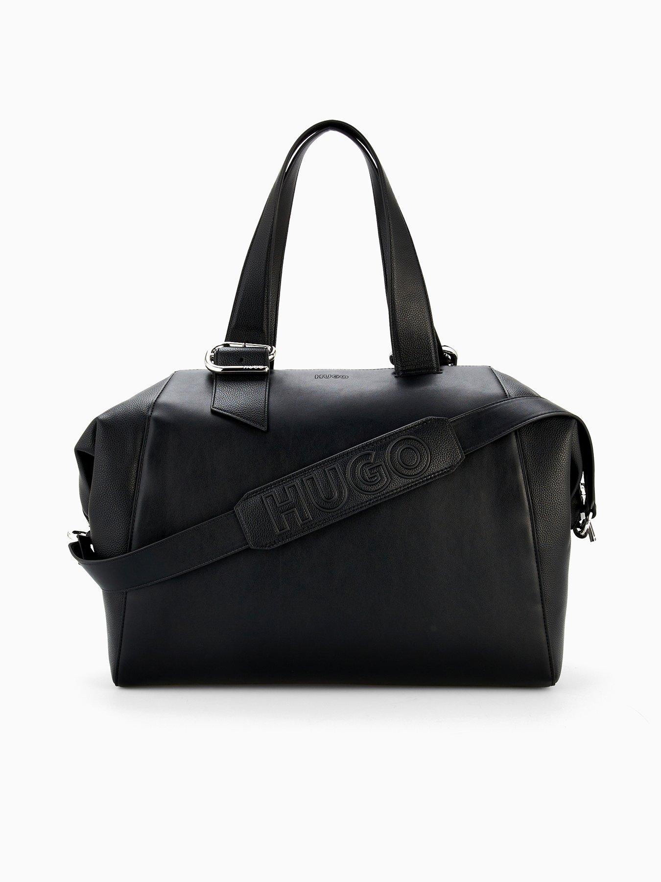front image of hugo-ninda-tote-bag-black