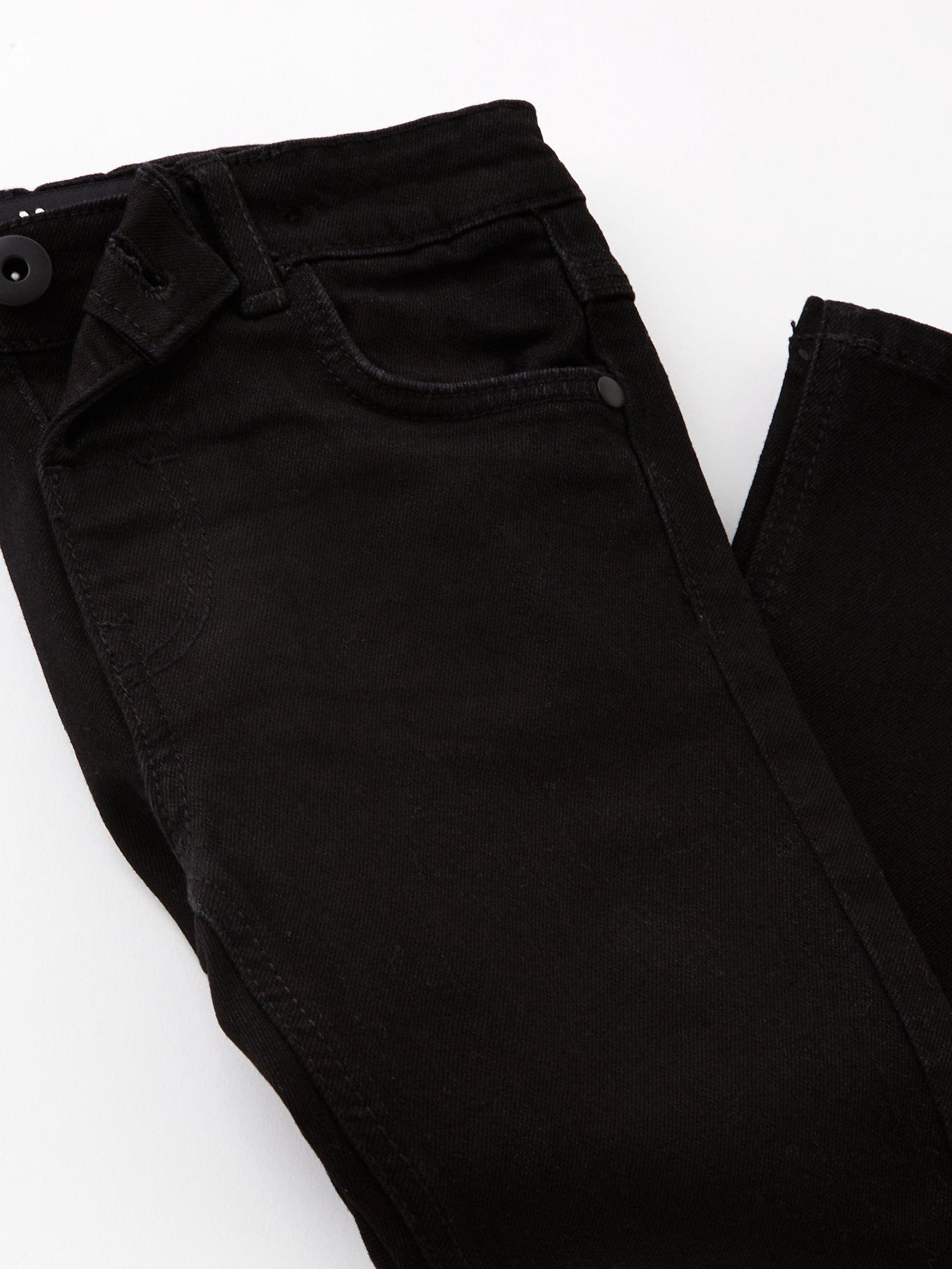  image of mini-v-by-very-boys-skinny-jeans-black