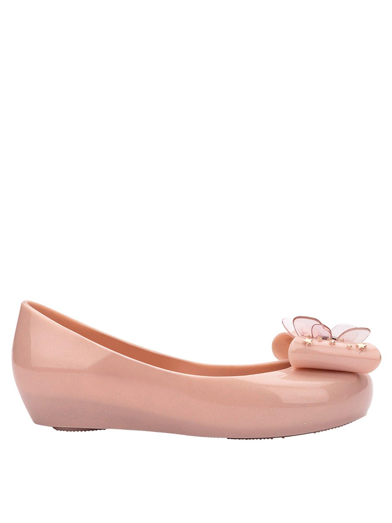  image of mini-melissa-girls-junior-mini-melissa-ultragirl-star-jelly-ballerina-shoe