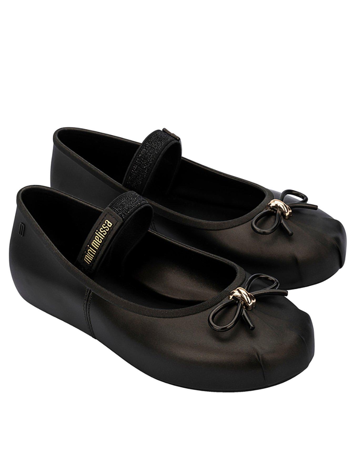 mini-melissa-junior-sophie-ballerina-shoe-black
