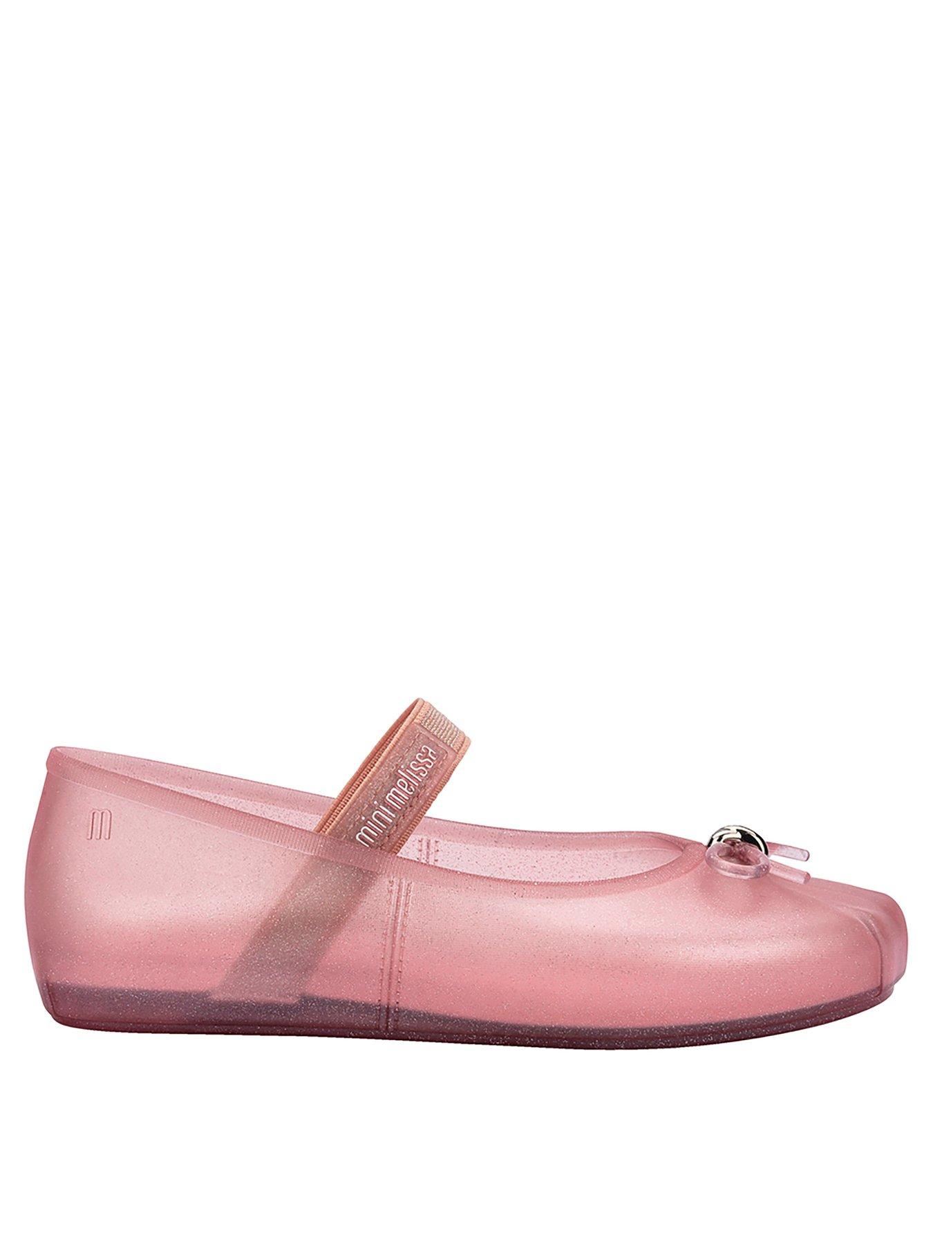  image of mini-melissa-girls-junior-mini-melissa-sophie-ballerina-shoe-with-strap