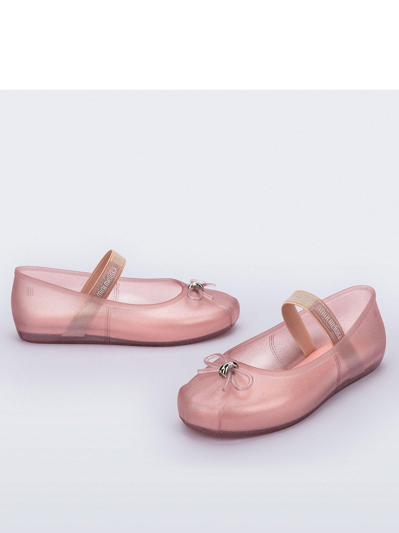  image of mini-melissa-girls-junior-mini-melissa-sophie-ballerina-shoe-with-strap