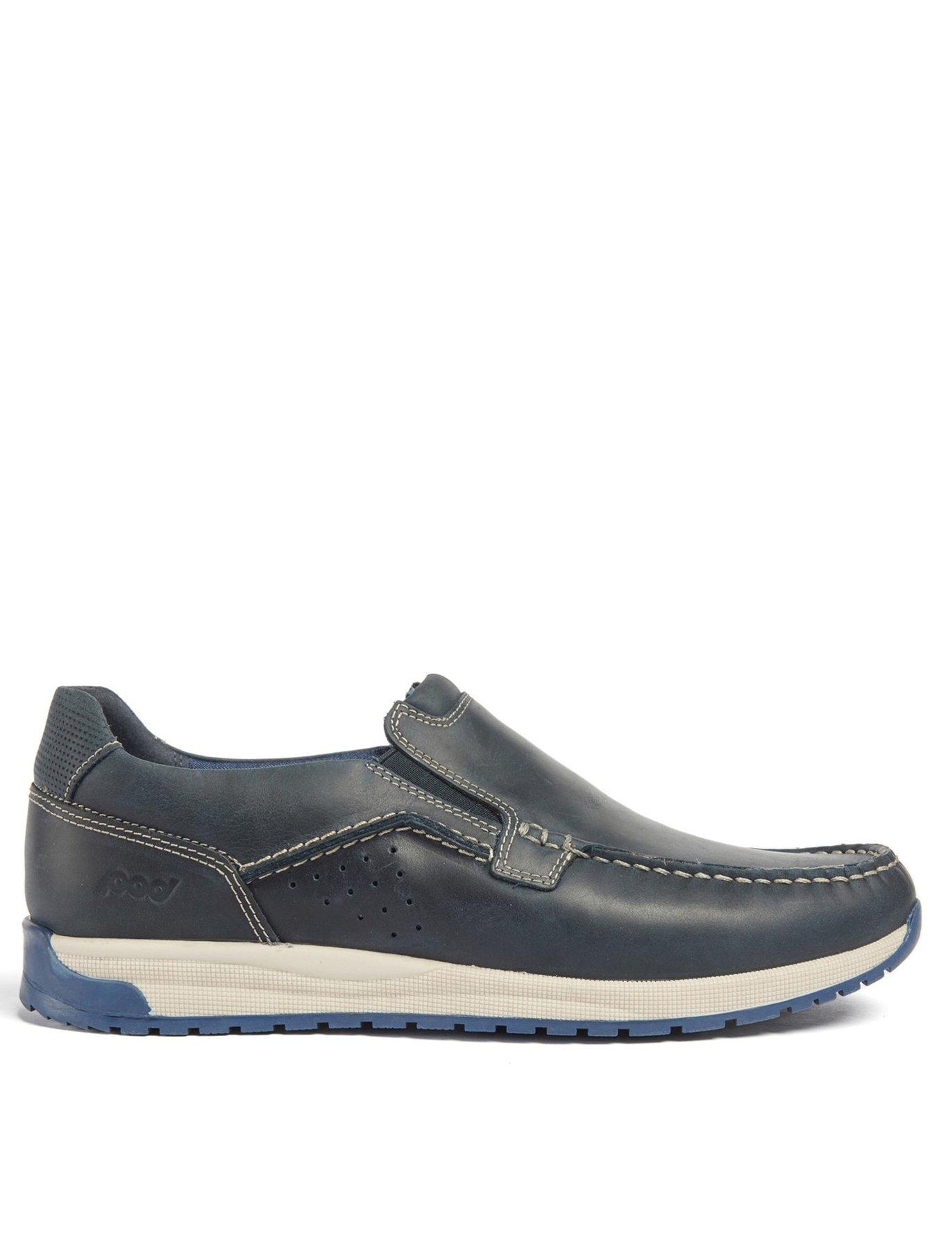 Pod Sean Leather Slip-on Boat Shoe