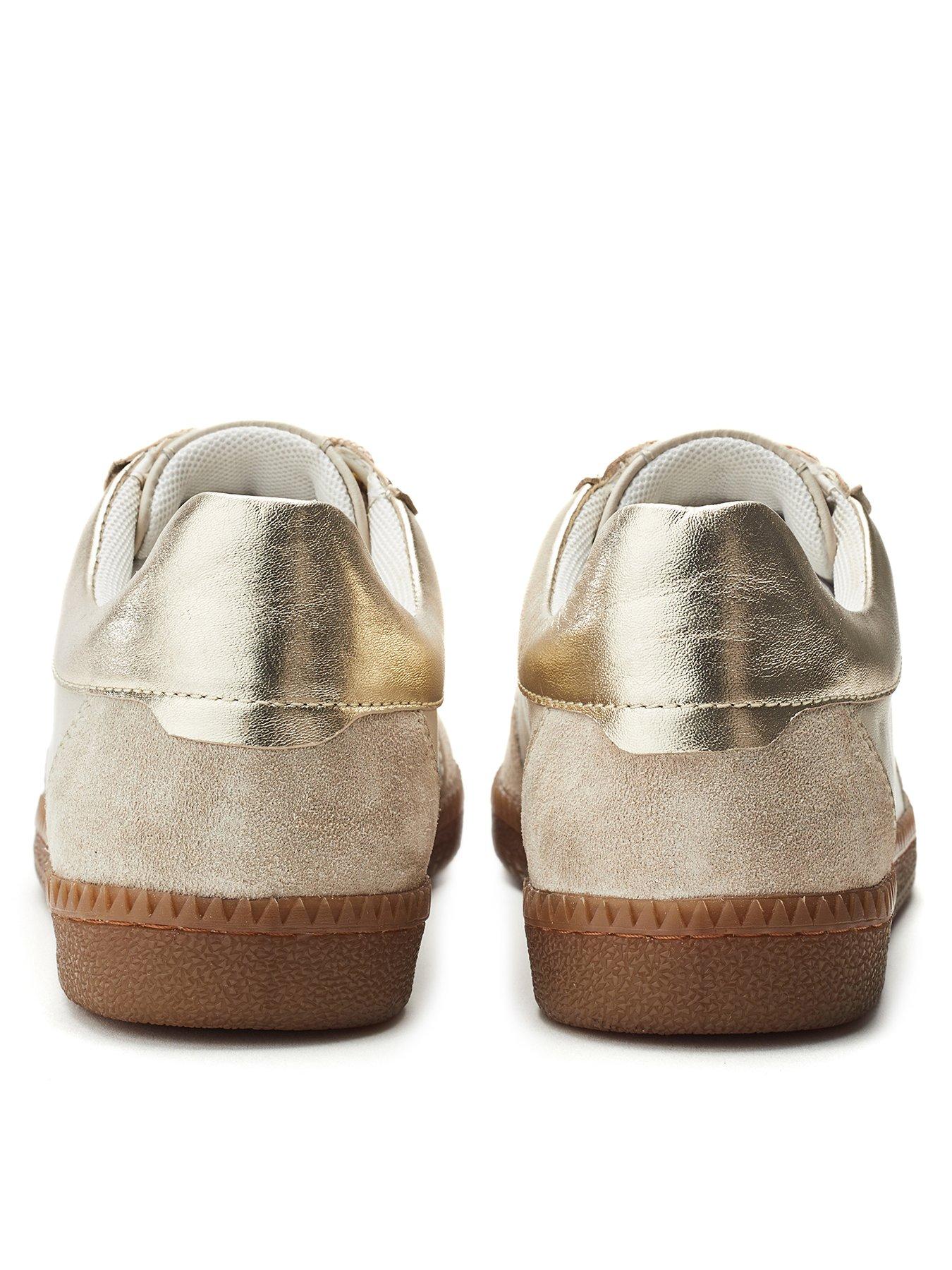 Image 3 of 4 of Moda In Pelle Alnmouth Trainers - White/gold