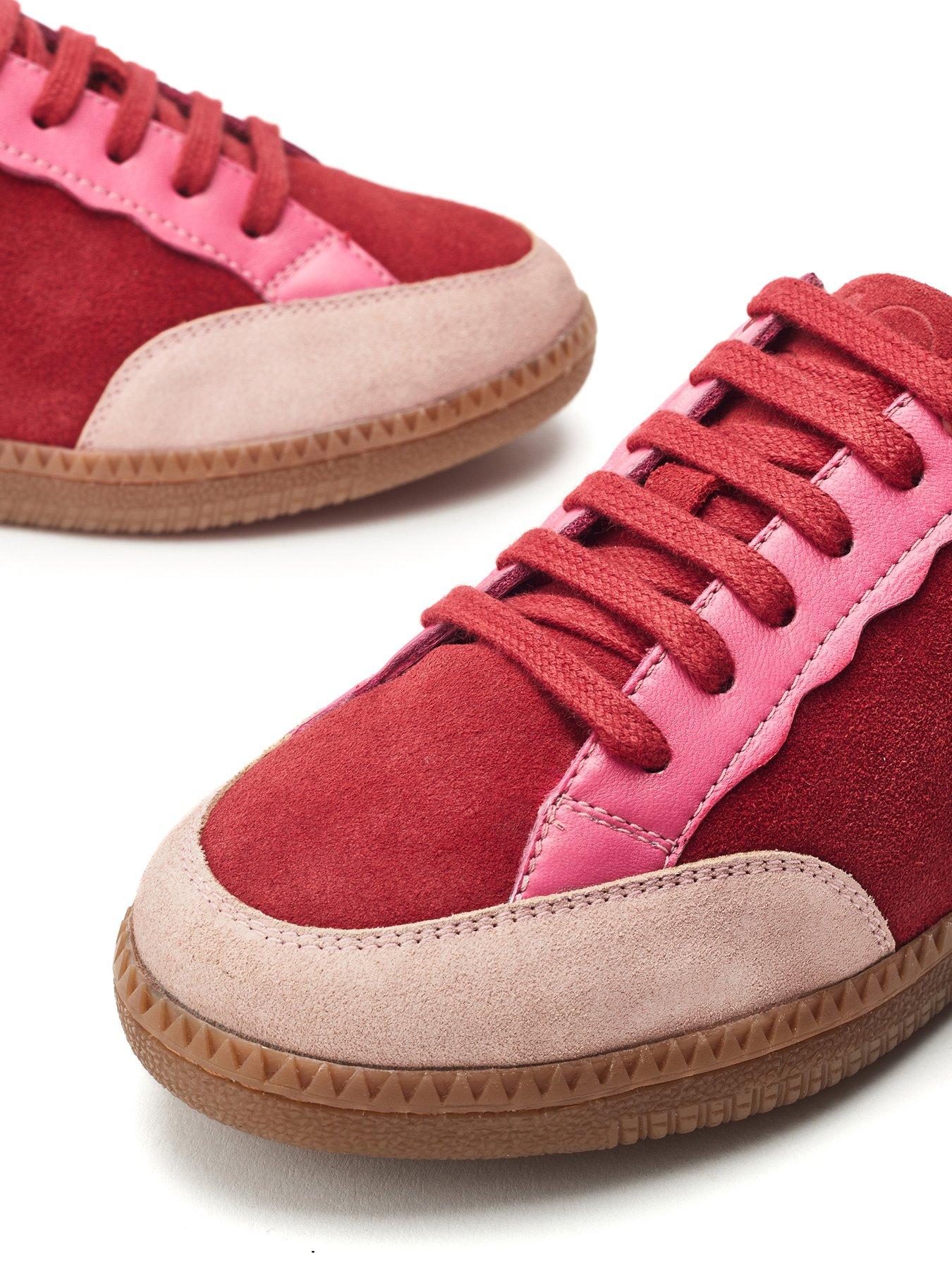 Image 4 of 4 of Moda In Pelle Alnmouth Trainers - Pink/red
