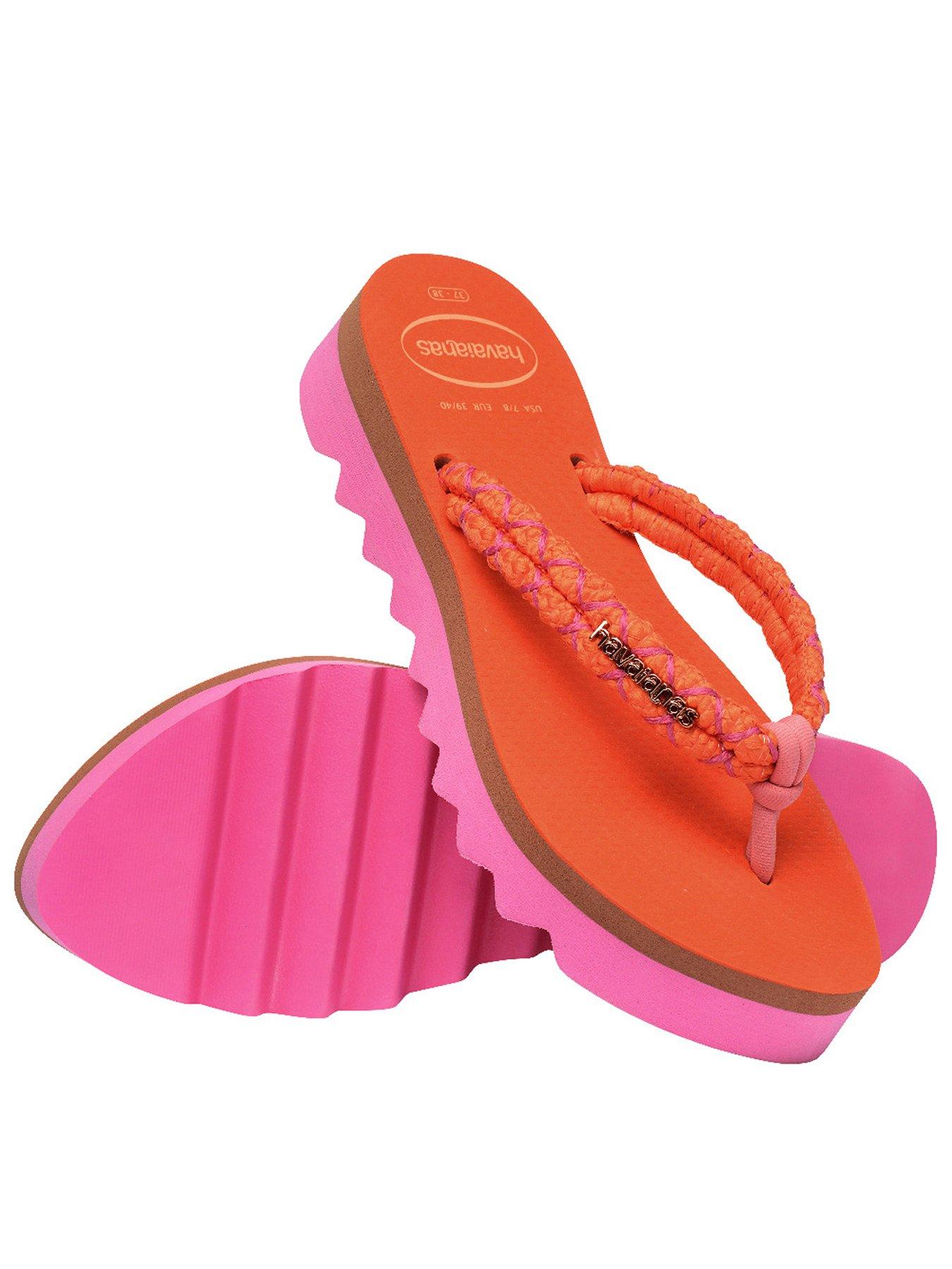 undefined Slim Point Boho Flip Flop - Pink Flux