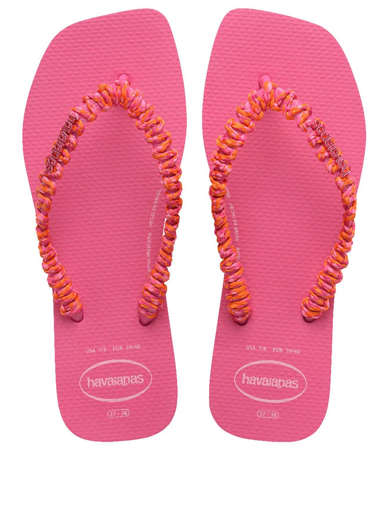 stillFront image of havaianas-slim-square-boho-flip-flop-pink-flux