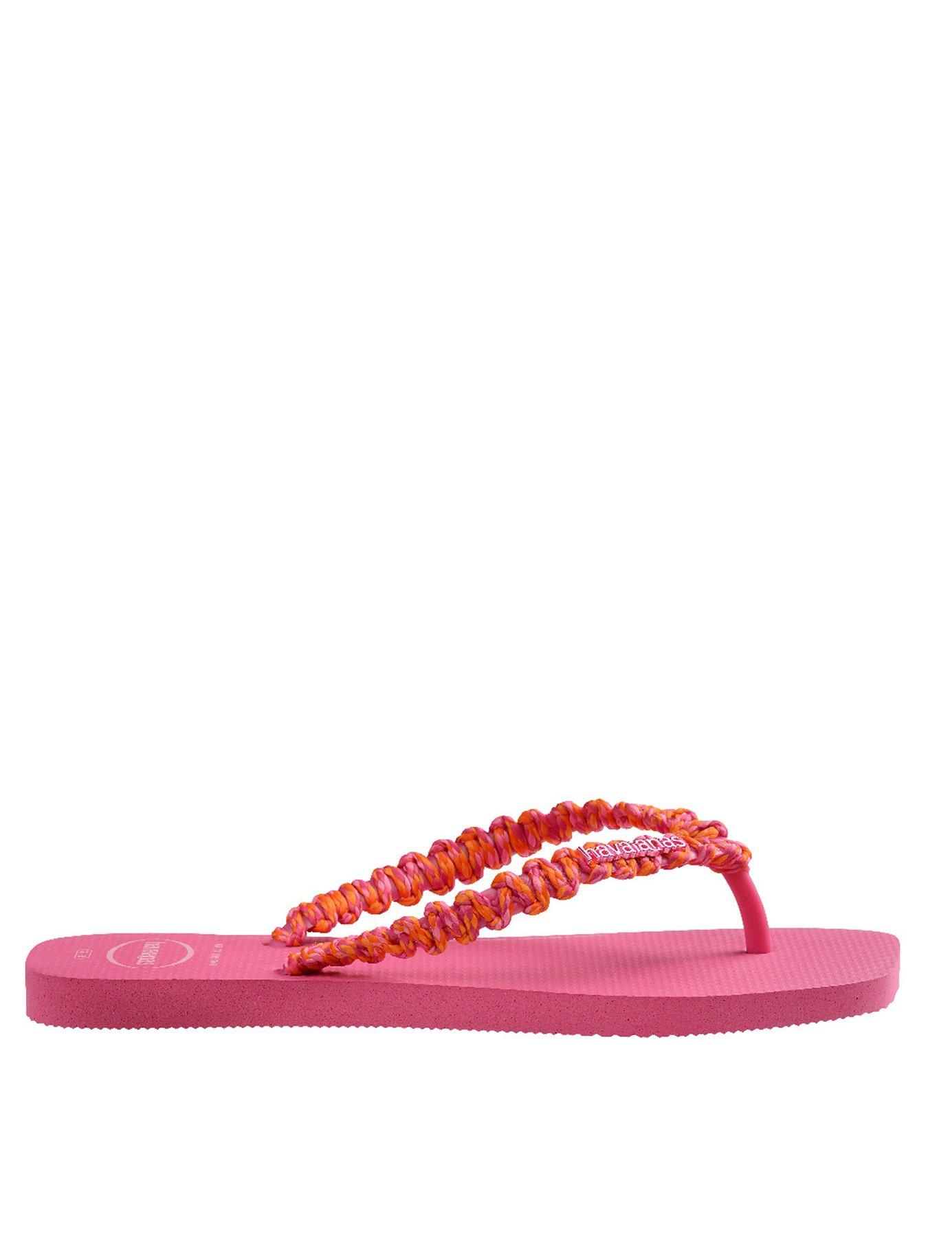  image of havaianas-slim-square-boho-flip-flop-pink-flux