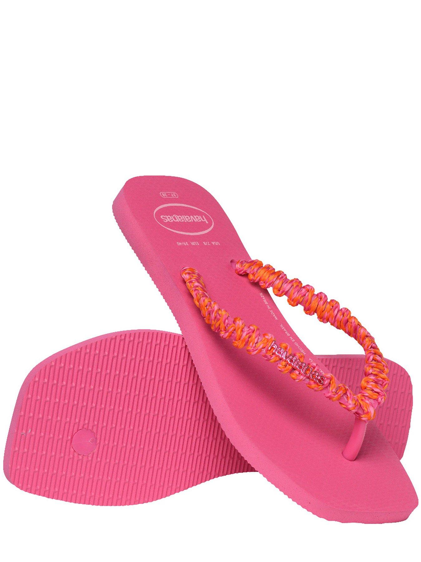  image of havaianas-slim-square-boho-flip-flop-pink-flux