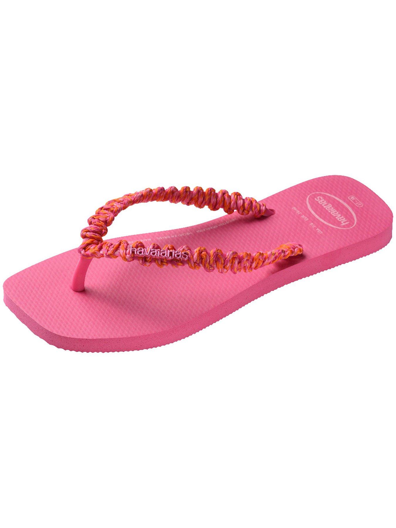  image of havaianas-slim-square-boho-flip-flop-pink-flux