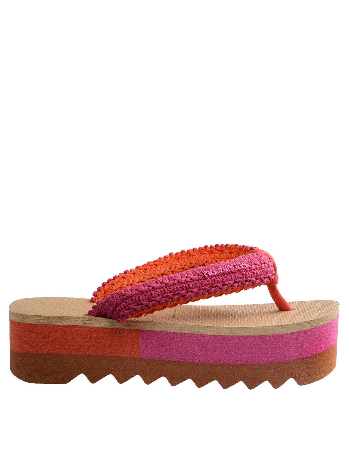  image of havaianas-top-high-chunky-boho-flip-flop--pink