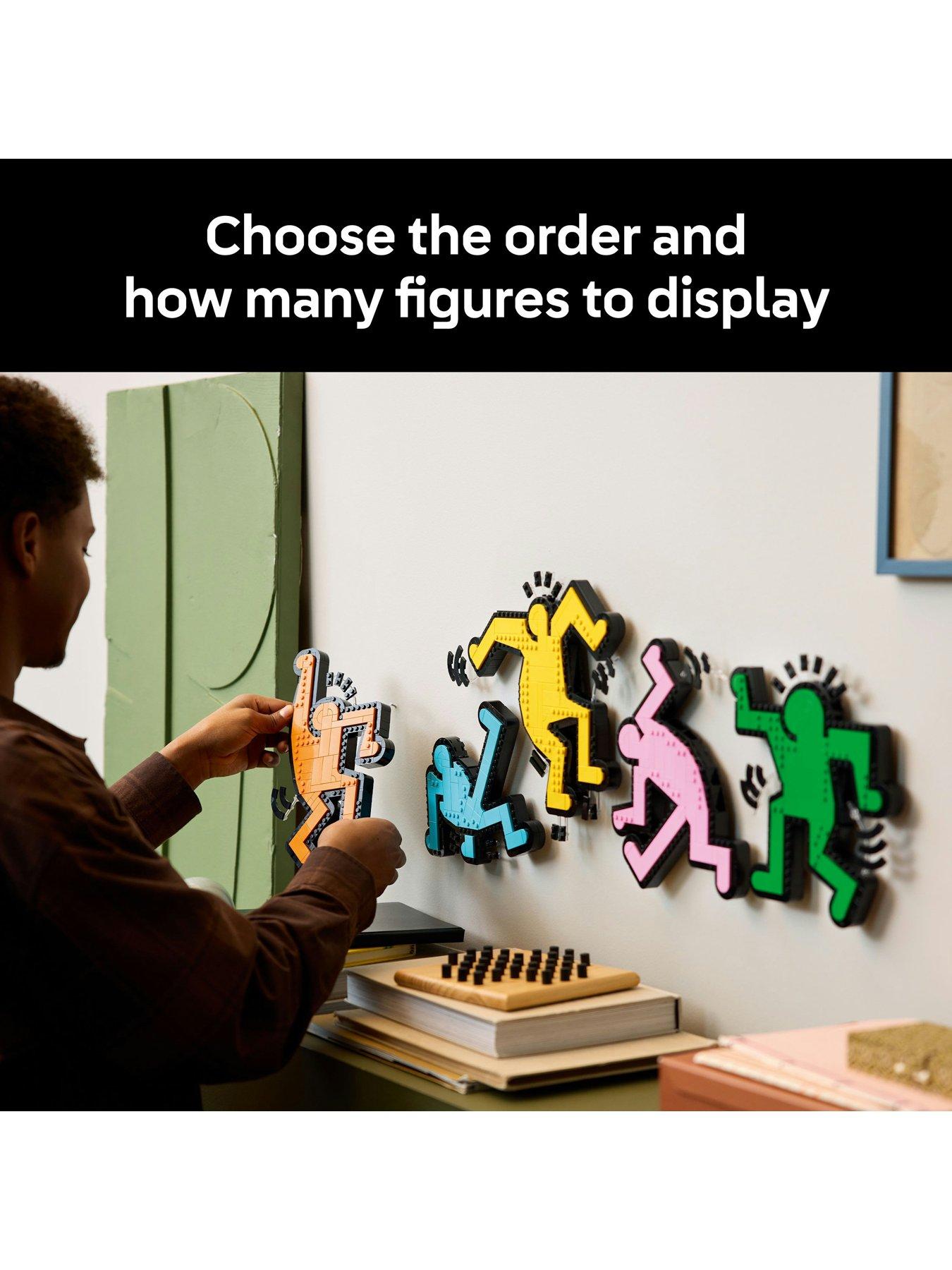  image of lego-art-keith-haring-ndash-dancing-figures-living-room-decor-31216