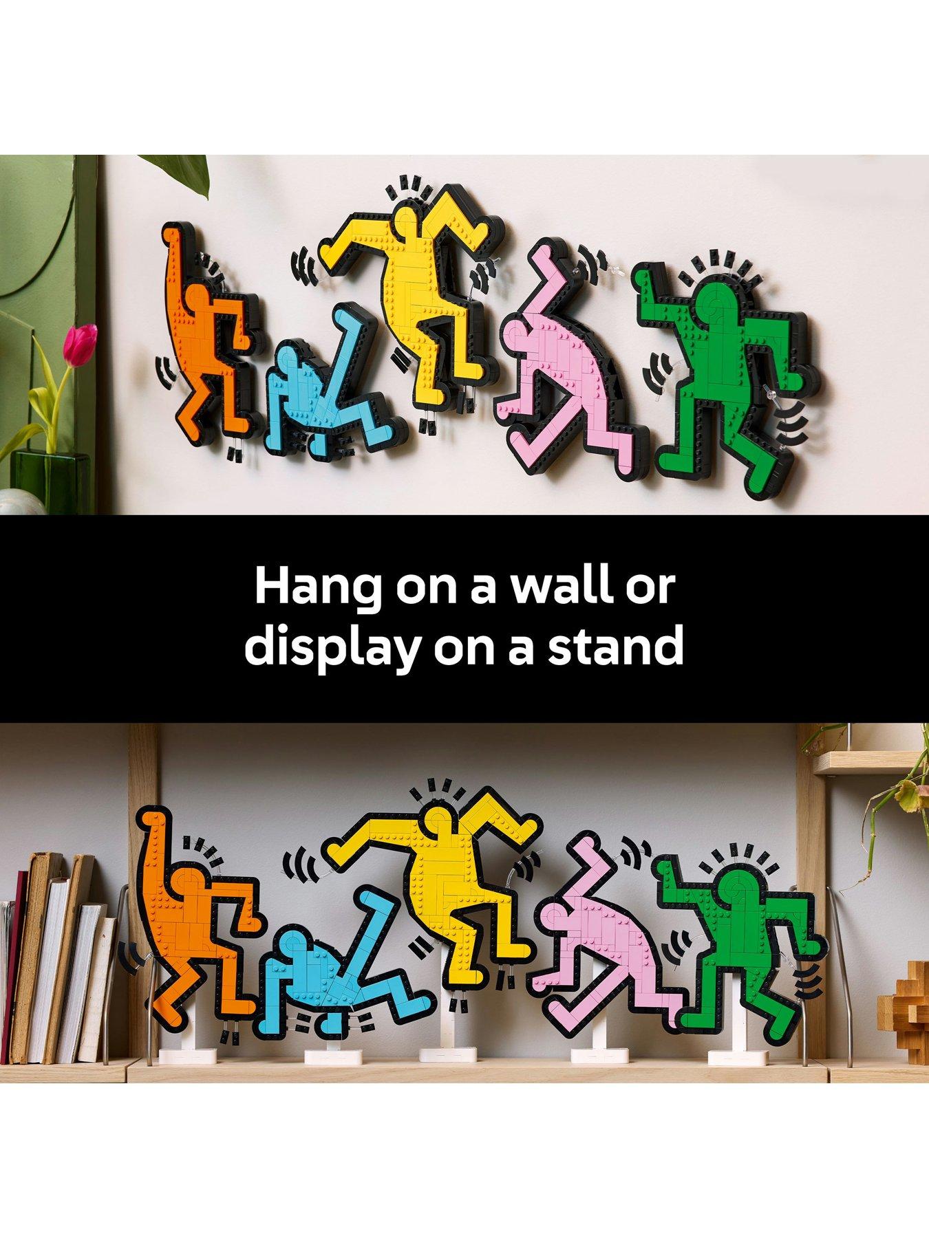  image of lego-art-keith-haring-ndash-dancing-figures-living-room-decor-31216