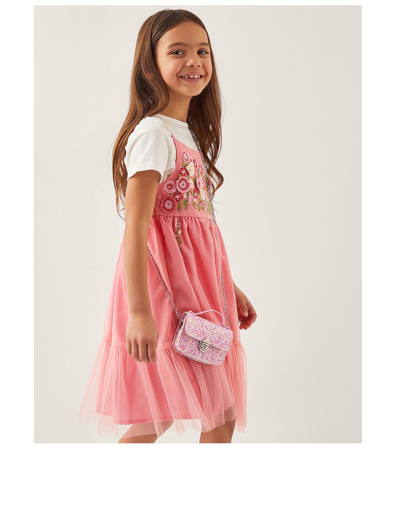 undefined Girls Mini Glitter Satchel Bag - Multi