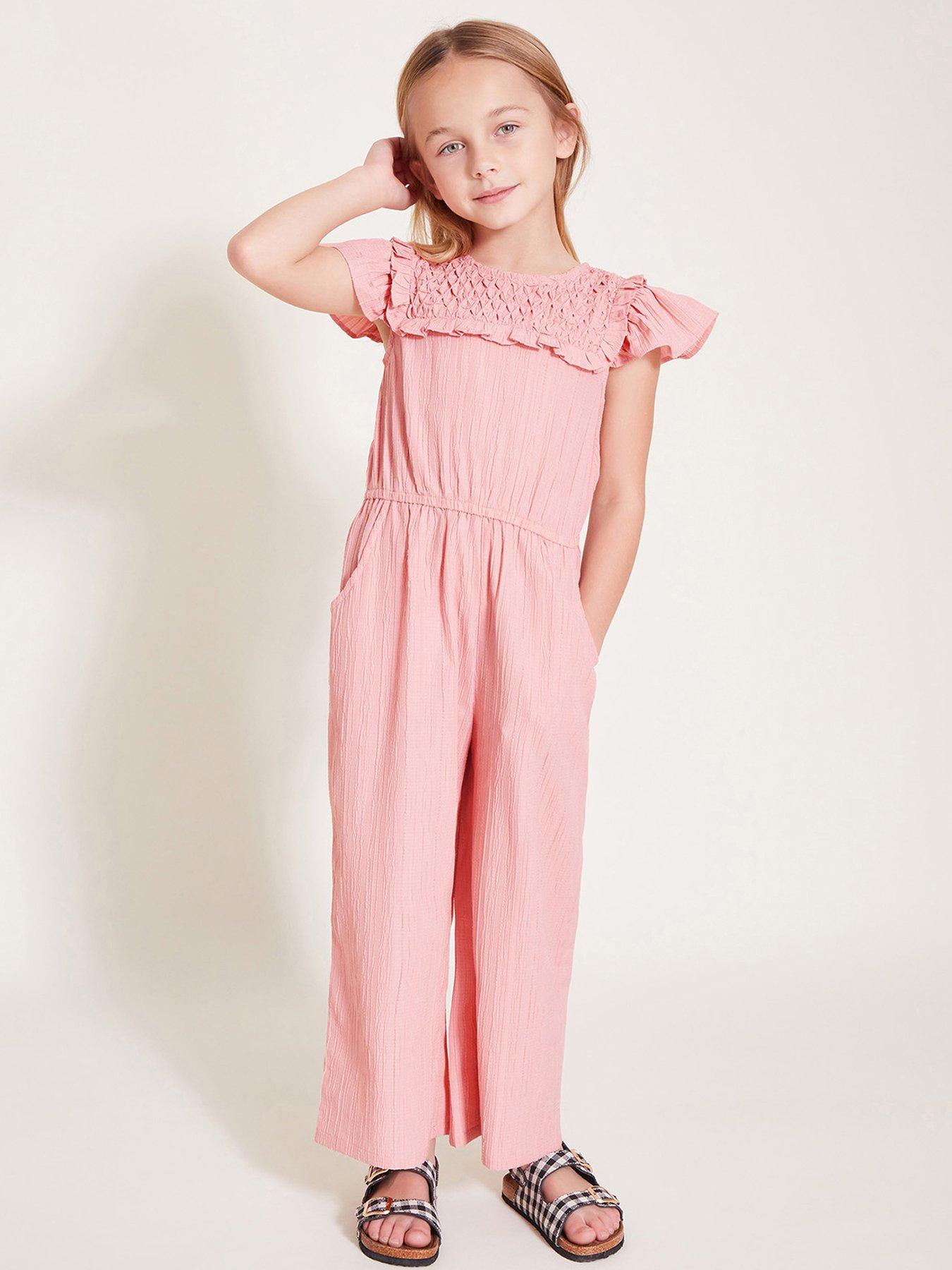 monsoon-girls-smock-textured-jumpsuit-pink