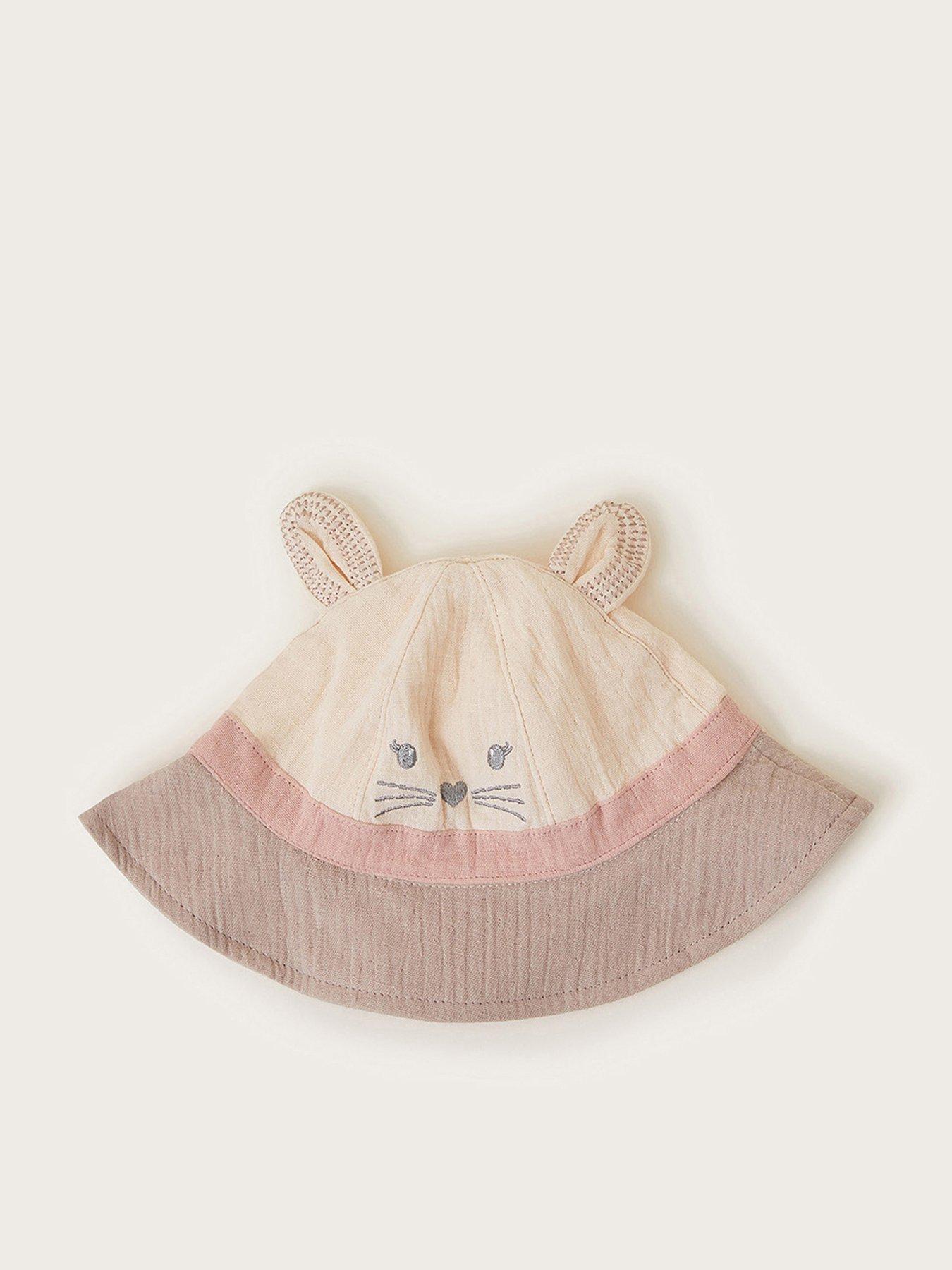 monsoon-baby-girls-bunny-cotton-bucket-hat-pink