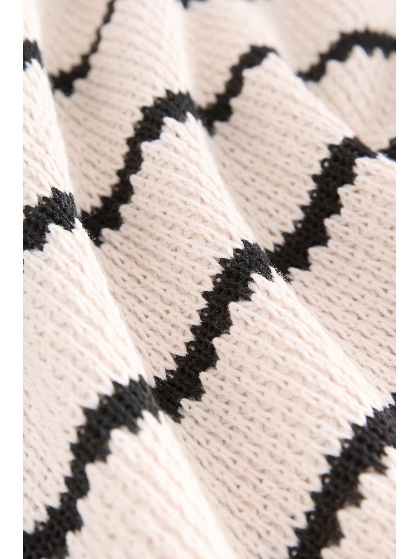  image of b-by-ted-baker-knitted-stripe-short-pyjama-set-beige