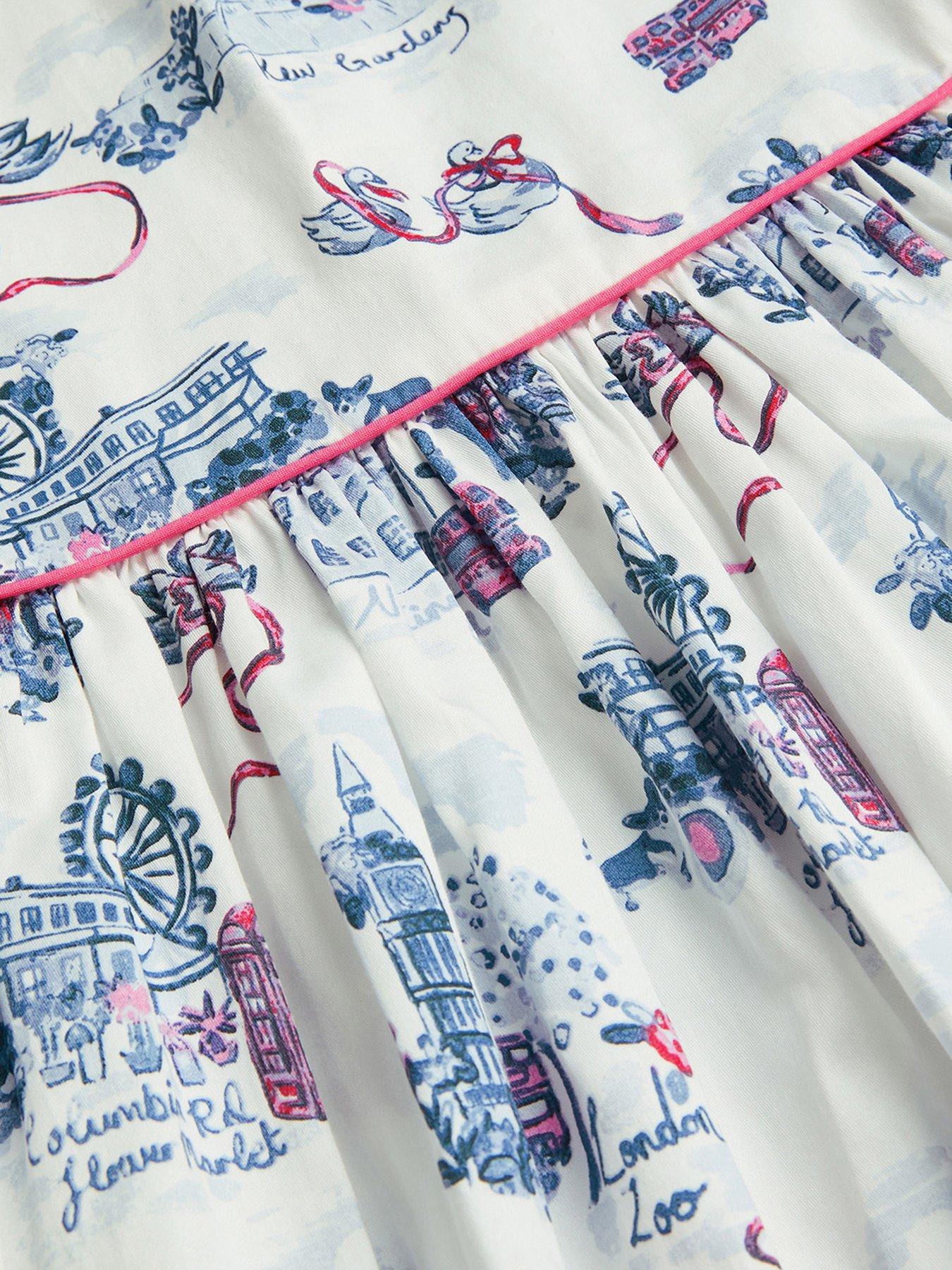  image of monsoon-girls-london-print-frilly-cotton-dress-white