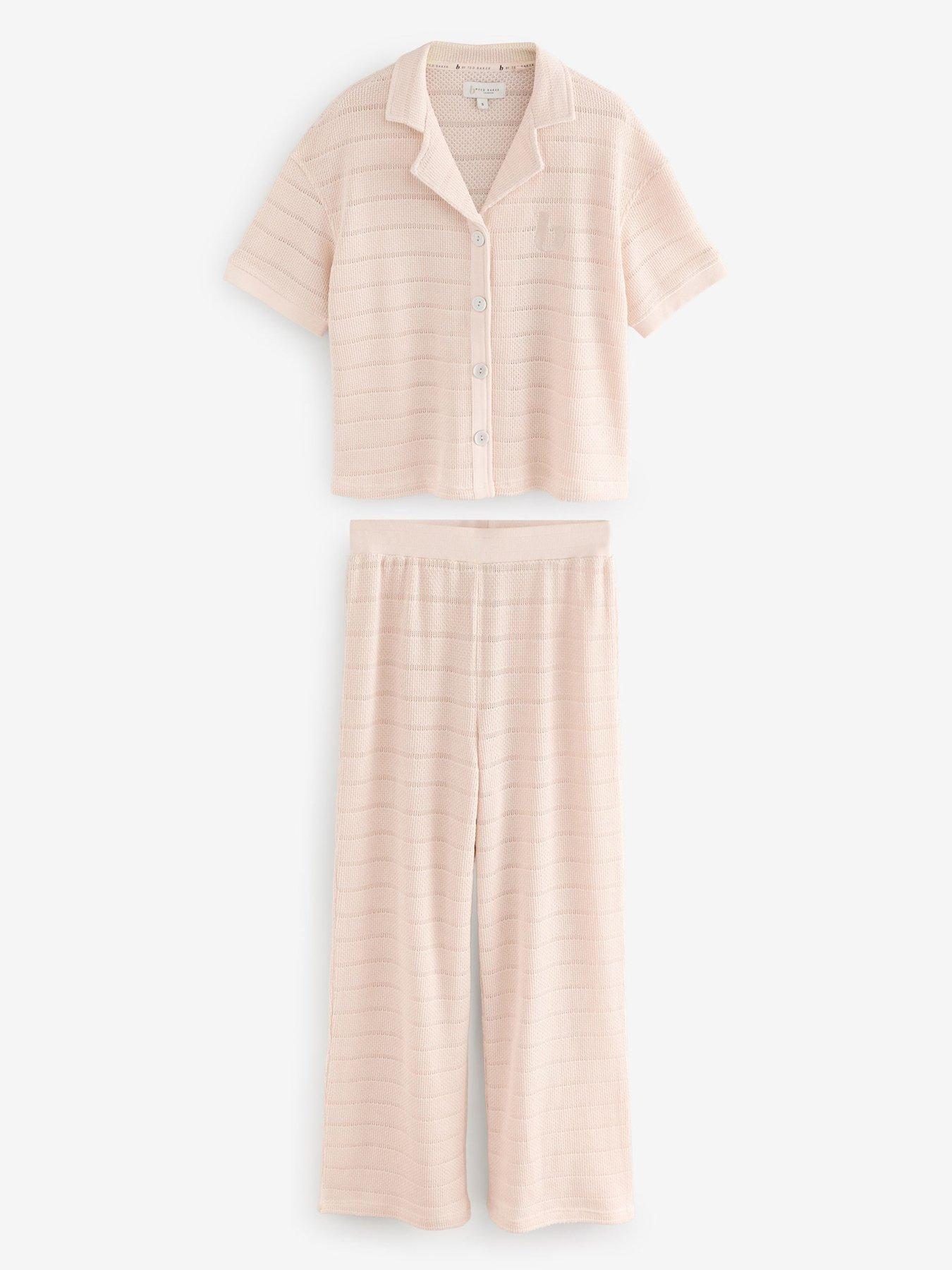 b-by-ted-baker-button-through-knitted-pyjamas-cream