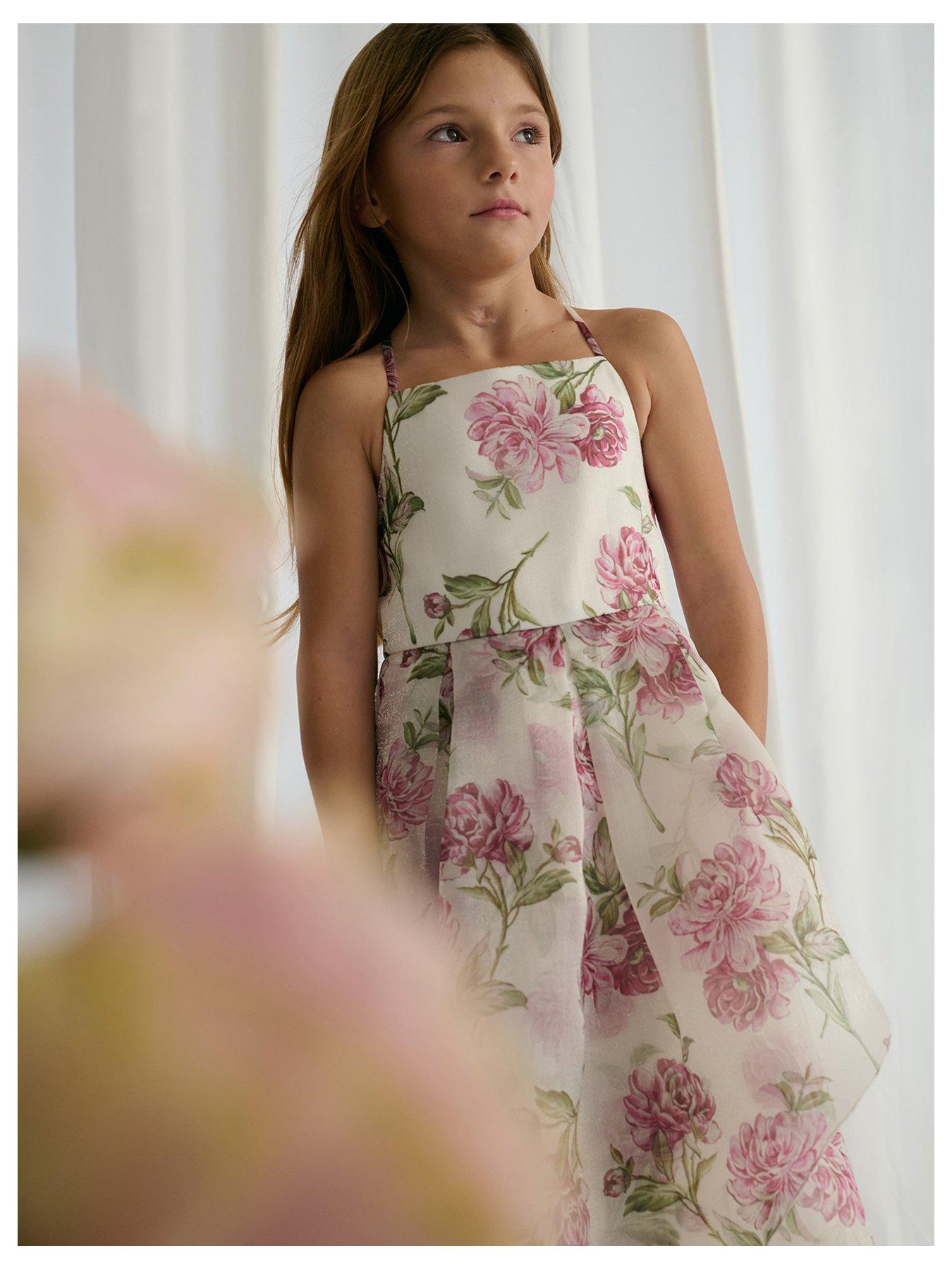 monsoon-girls-strappy-peony-print-organza-dress-light-cream