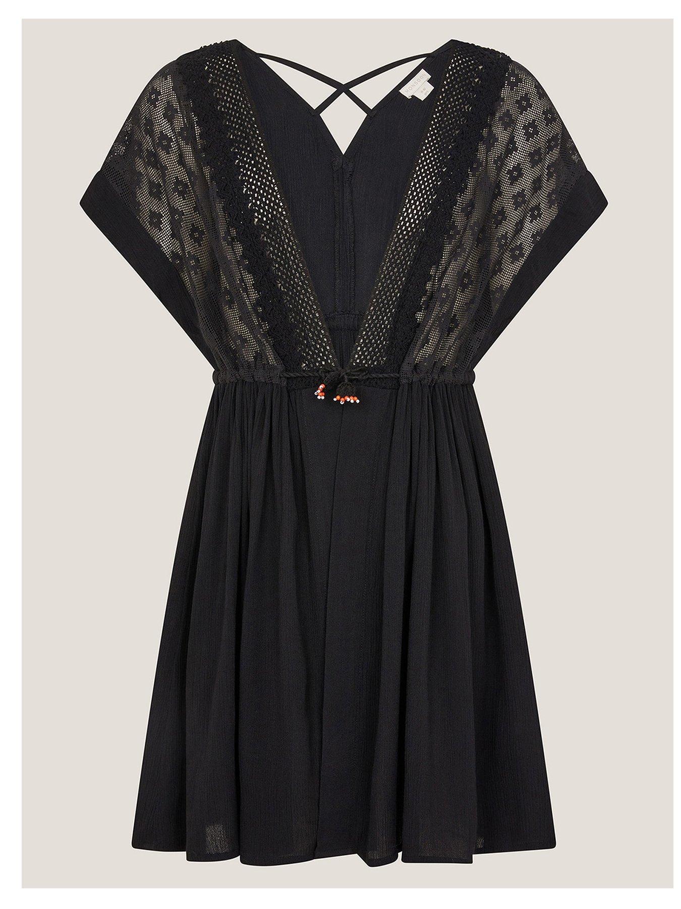 monsoon-girls-storm-kaftan-black