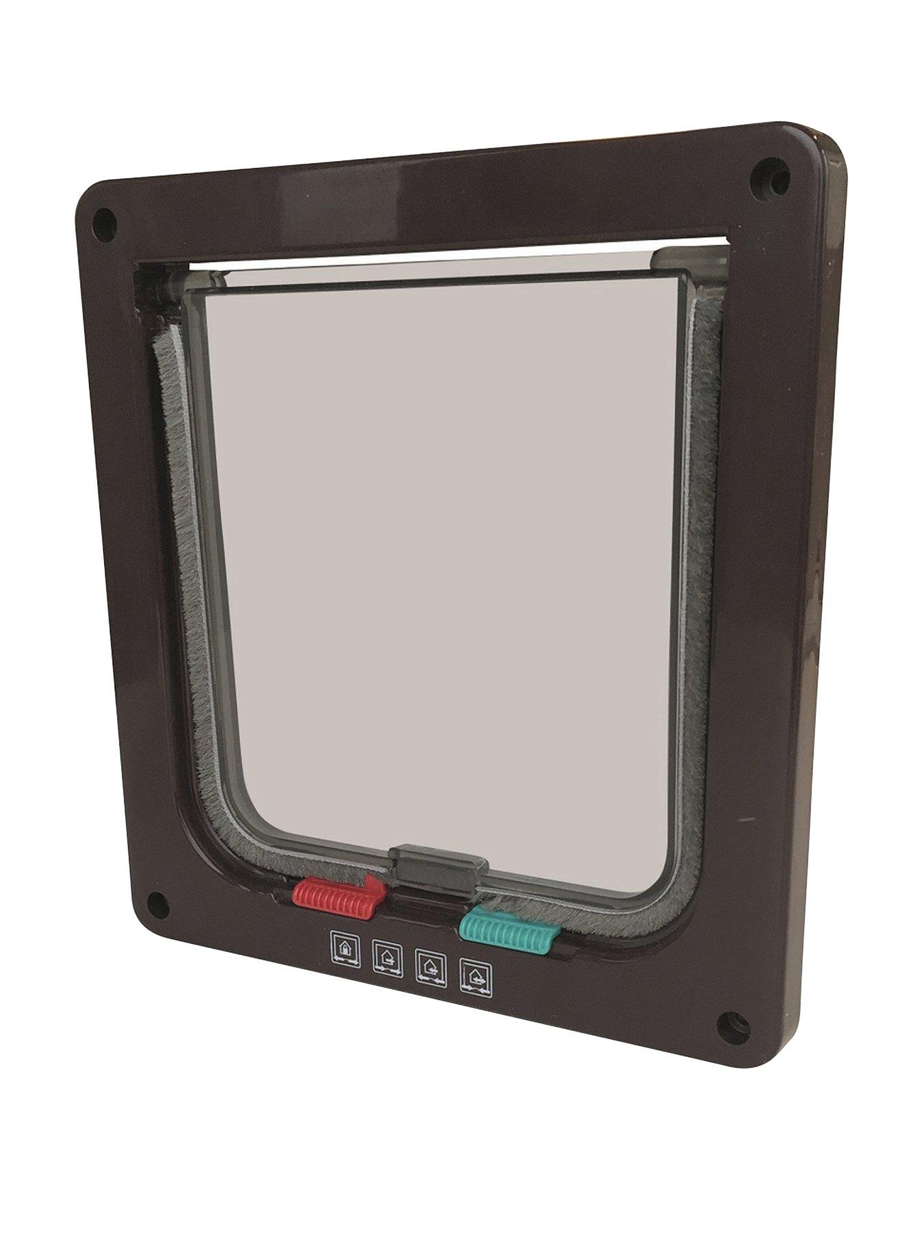 undefined Doras Cat Door - 4 Way Locking- Brown