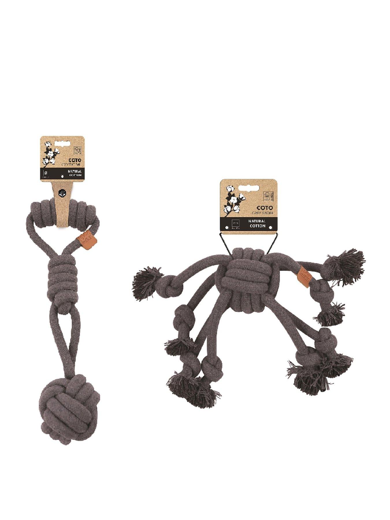 Image 1 of 3 of M-Pets Coto Grey Spider 38cm/ Coto Grey Tug Ball 36cm