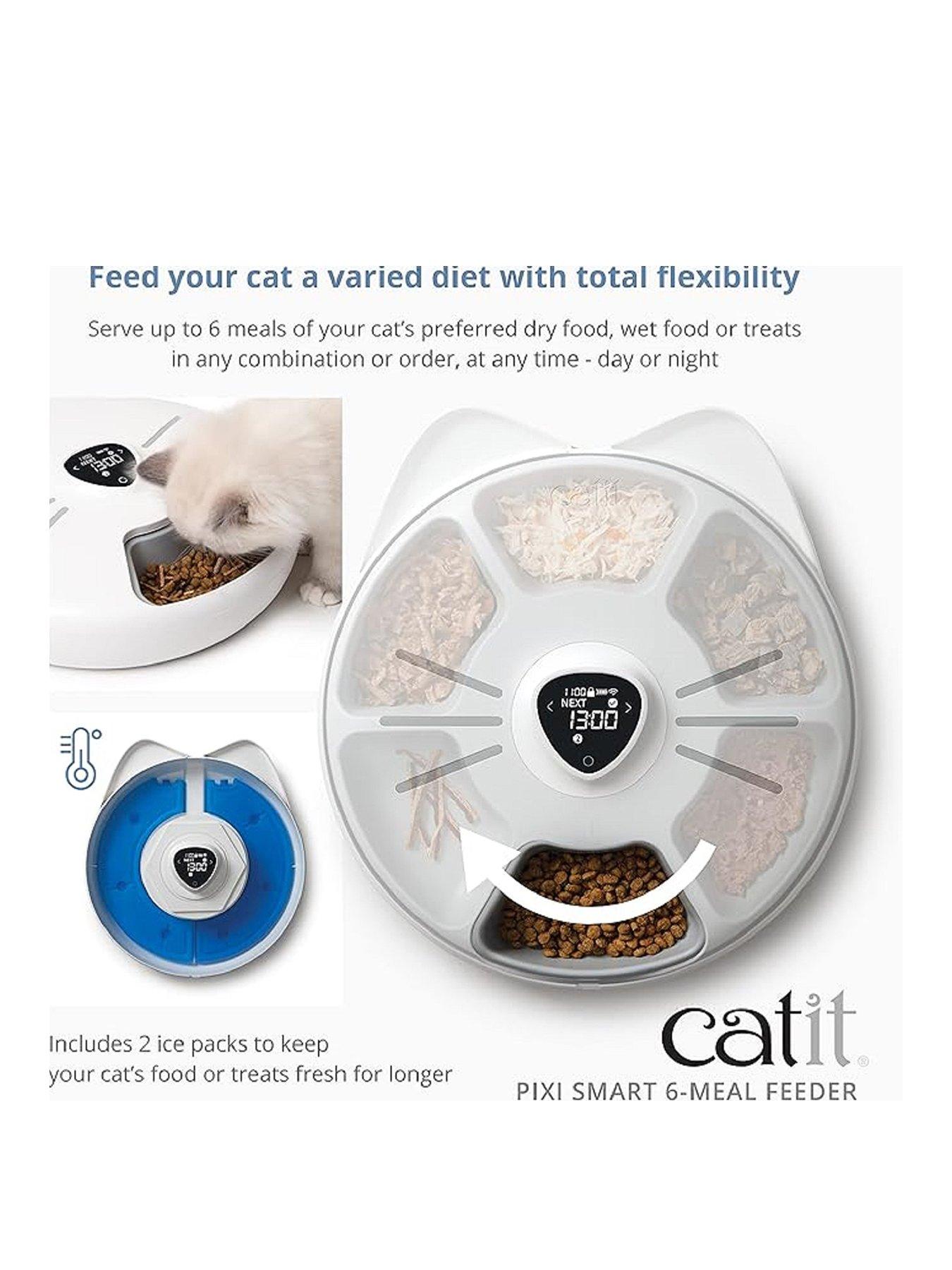  image of catit-pixi-smart-6-meal-feeder
