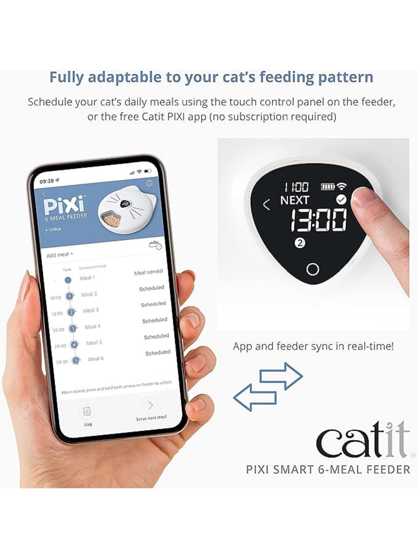  image of catit-pixi-smart-6-meal-feeder