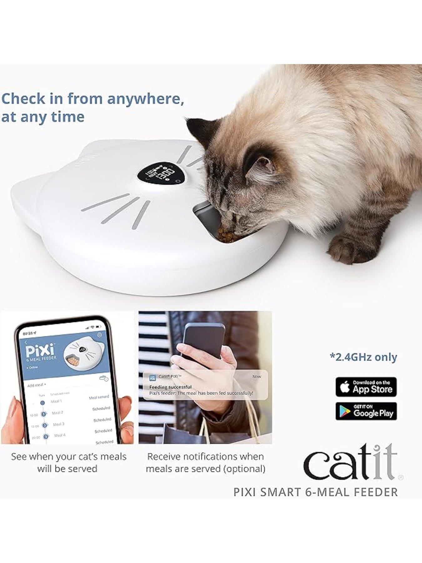  image of catit-pixi-smart-6-meal-feeder