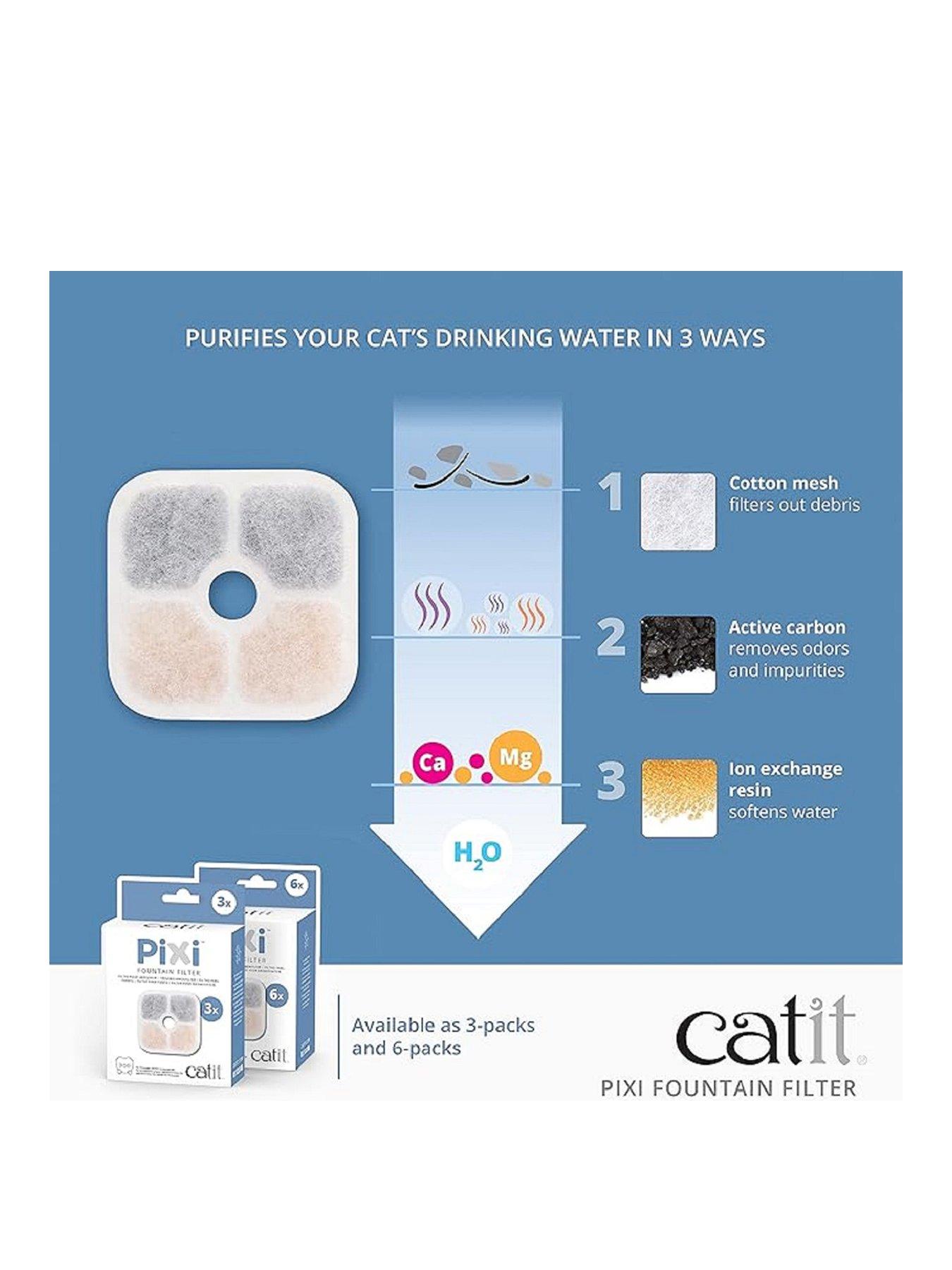  image of catit-pixi-fountain-cartridge-6-pack
