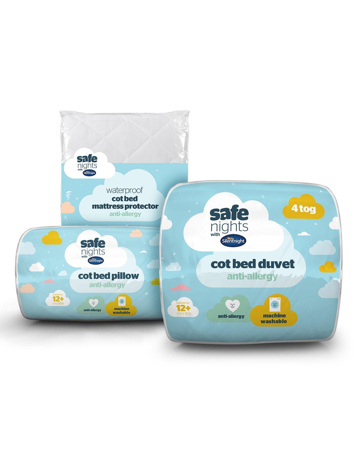 Silentnight Safe Nights 3-Piece Cot Bed Bedding Bundle