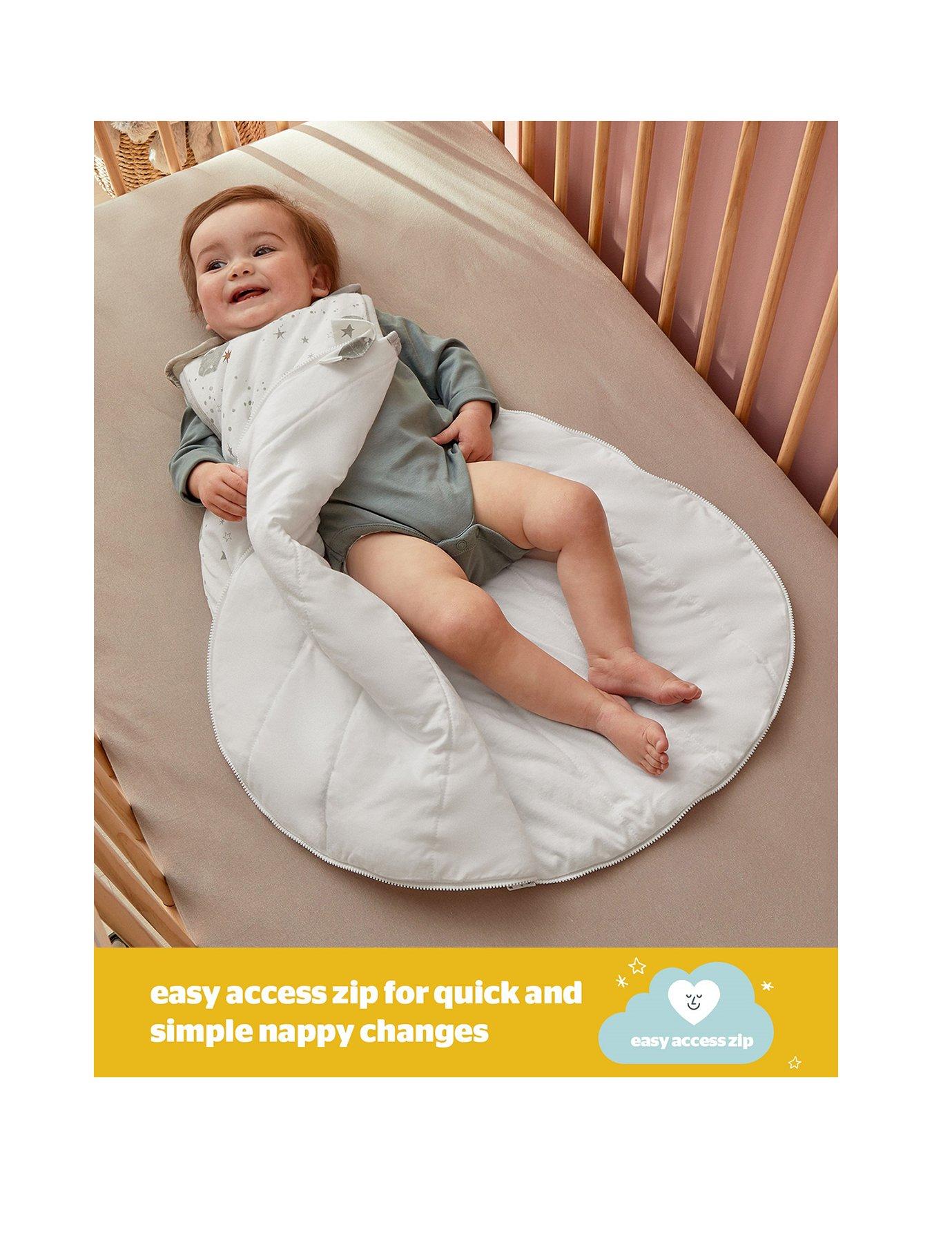  image of silentnight-safe-nights-celestial-sleeping-bag-0-6-mths-2-pack
