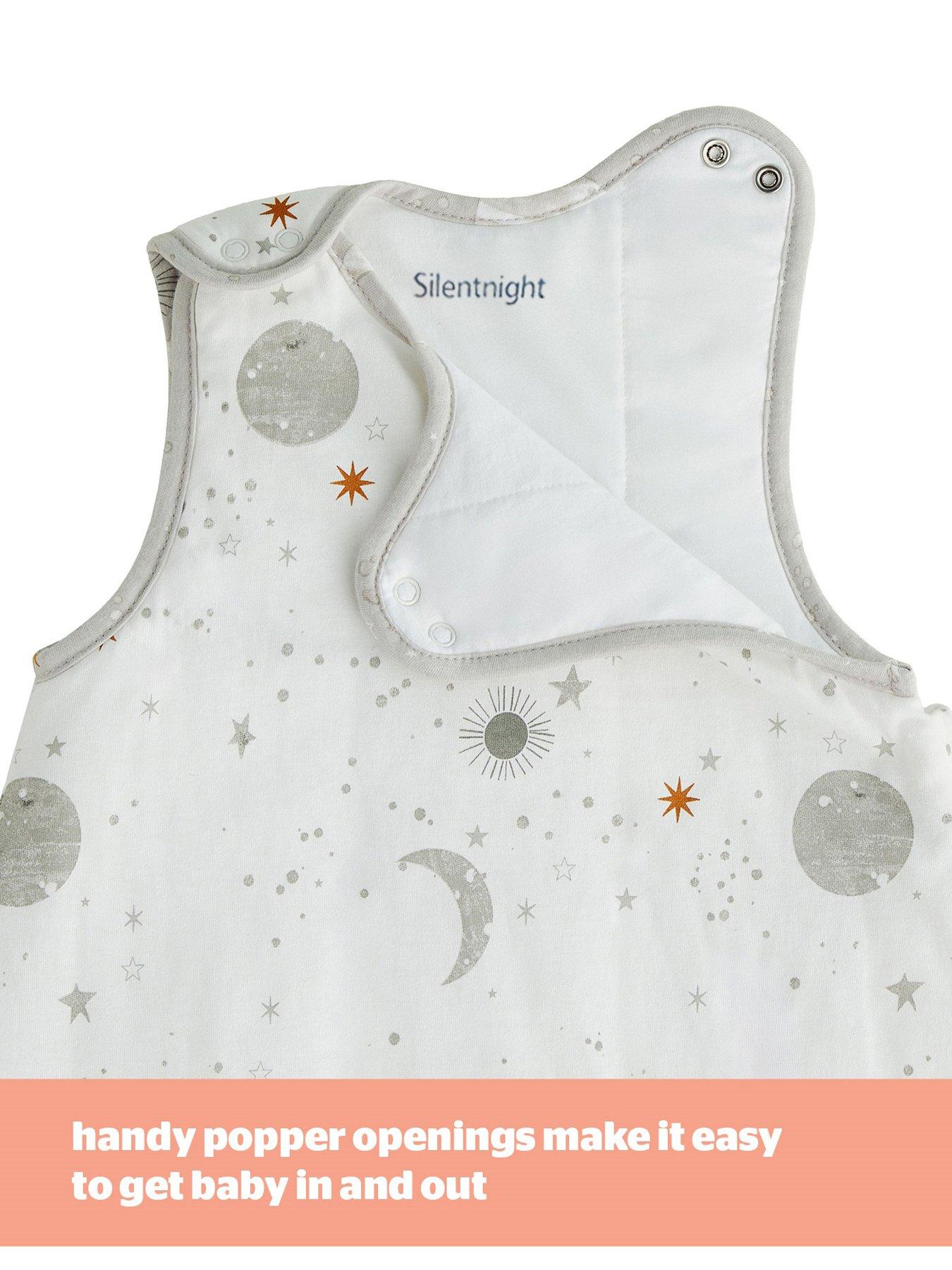  image of silentnight-safe-nights-celestial-sleeping-bag-0-6-mths-2-pack