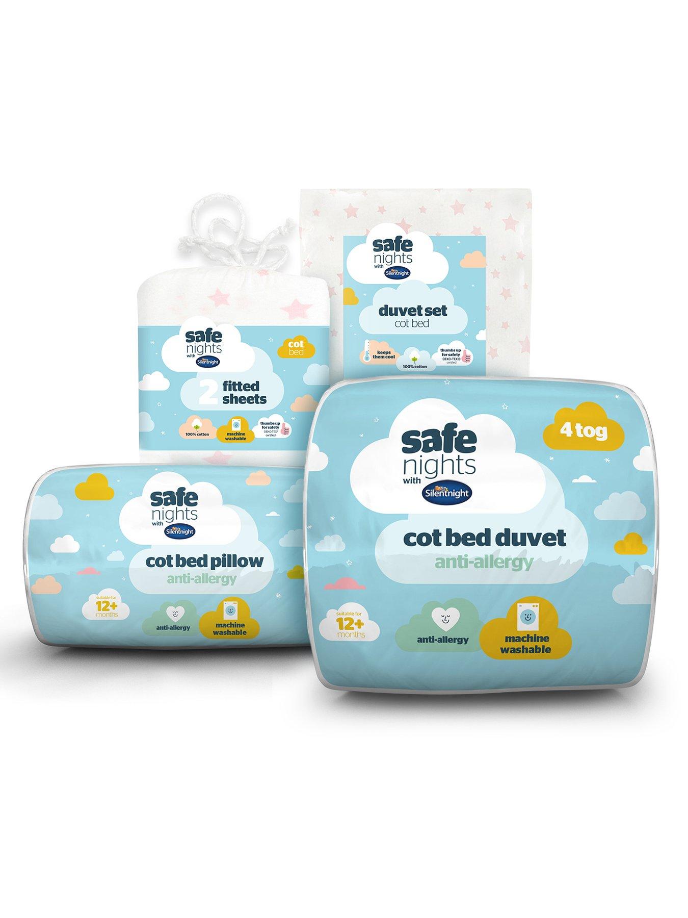 Silentnight Safe Nights Pink Star 5-Piece Bedding Bundle