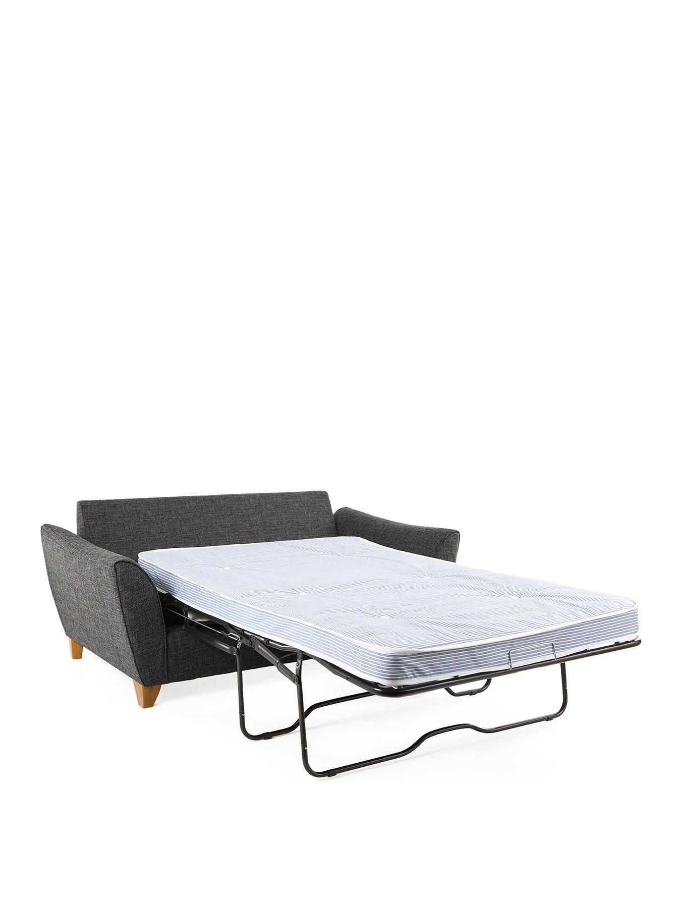 Image 3 of 6 of The Very Collection Halstow 3 Seater&nbsp;Fabric&nbsp;Sofa Bed&nbsp;-Charcoal - Made to order in the UK