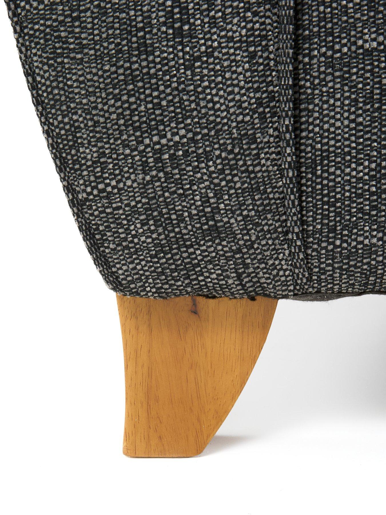Image 4 of 6 of The Very Collection Halstow 3 Seater&nbsp;Fabric&nbsp;Sofa Bed&nbsp;-Charcoal - Made to order in the UK