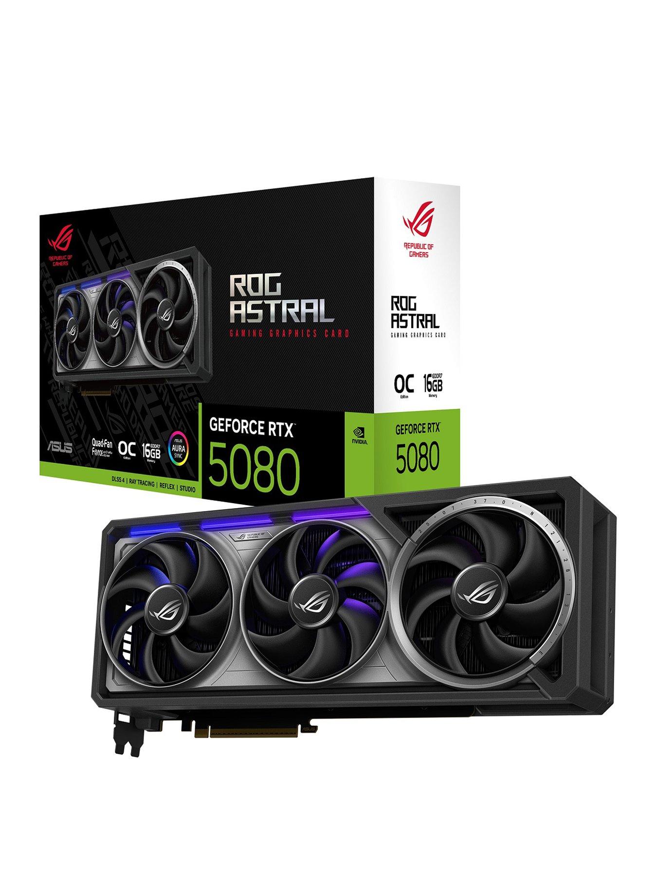 Asus GeForce RTX 5080 ROG Gaming Astral Graphics Card (16GB GDDR7/PCI Express 5.0/30000MHz)
