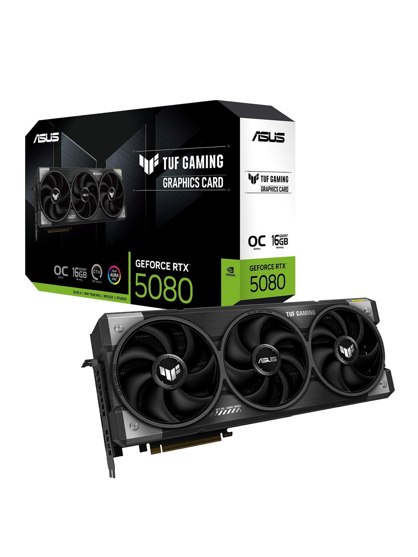 Asus TUF Gaming GeForce RTX 5080 OC Graphics Card (16GB GDDR7/PCI Express 5.0/30000MHz)
