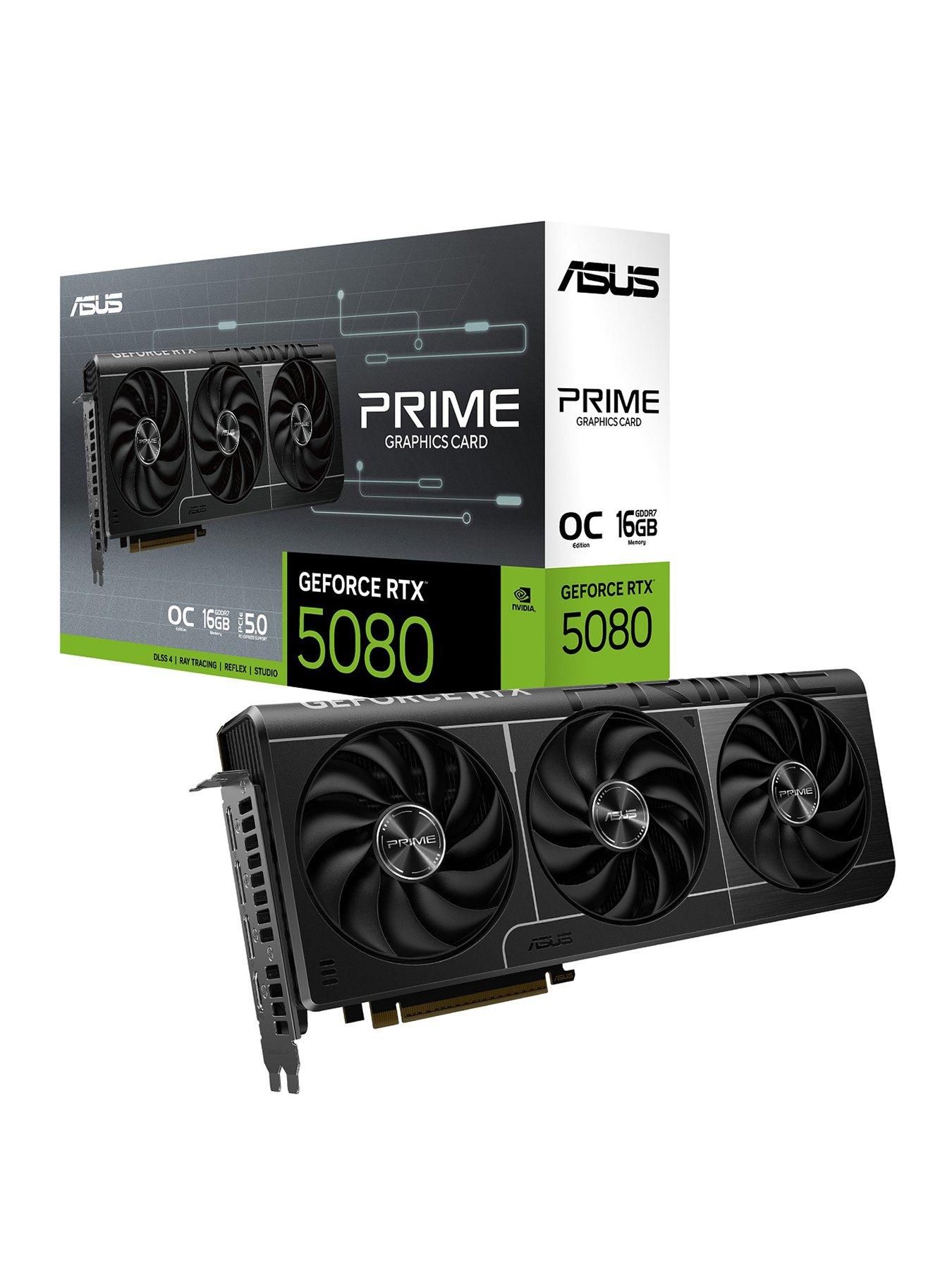 undefined GeForce RTX 5080 Prime Overclocked Graphics Card (16GB GDDR7/PCI Express 5.0/30000MHz)