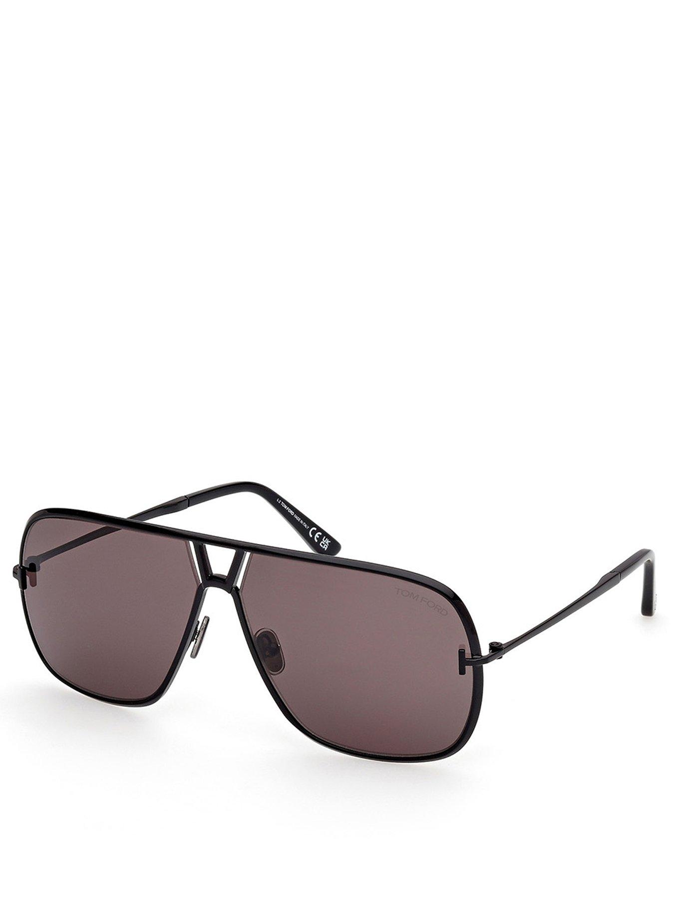 Tom Ford Stavros Navigator Sunglasses-Black