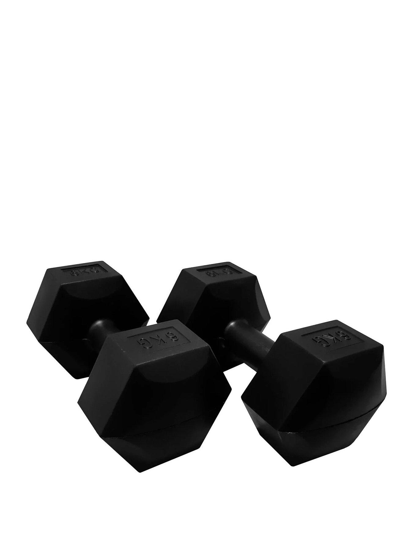  image of hxgn-2-x-6kg-hex-dumbbells