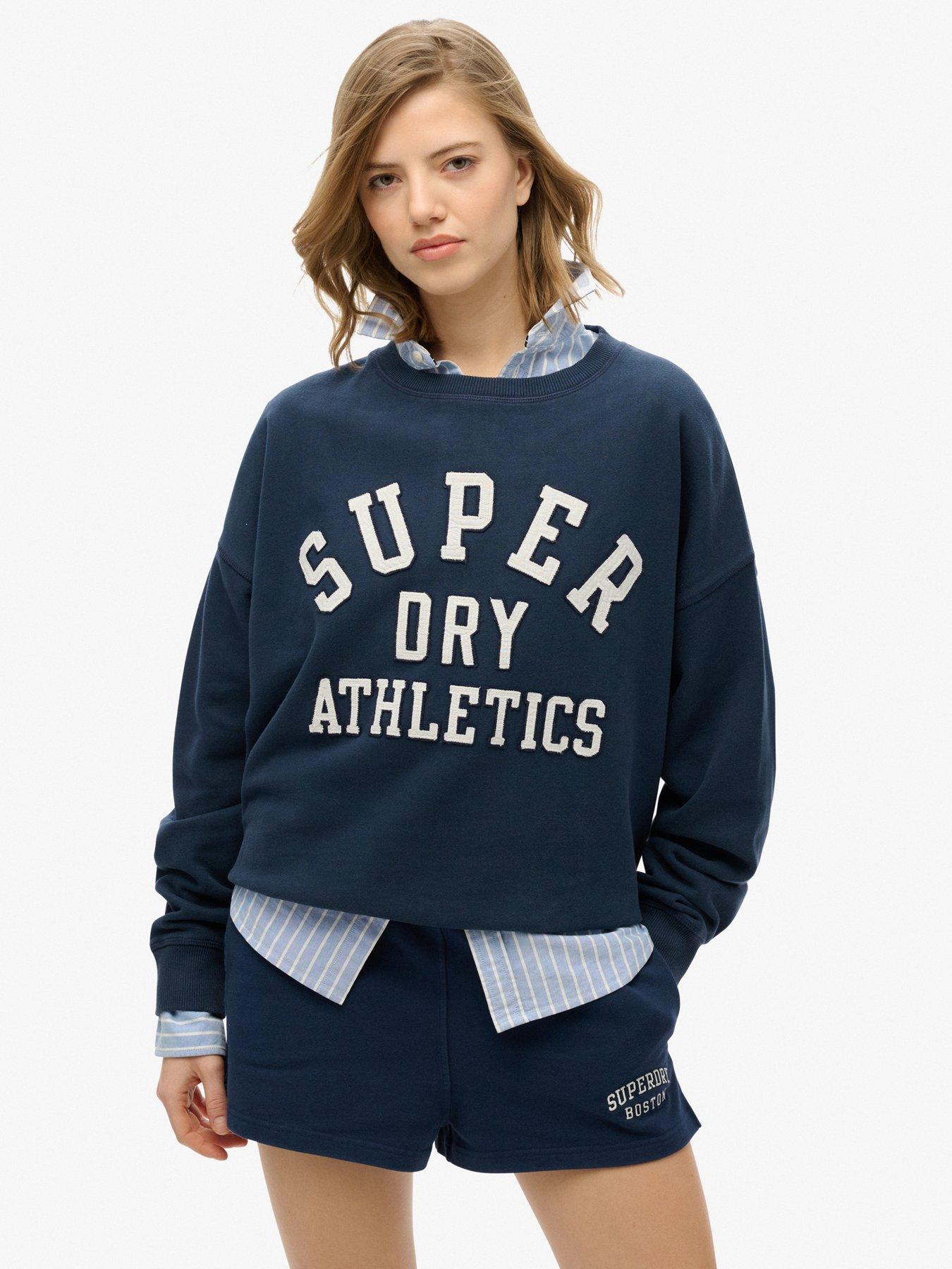 undefined Athletic Essentials Relaxed Applique Sweatshirt - Navy