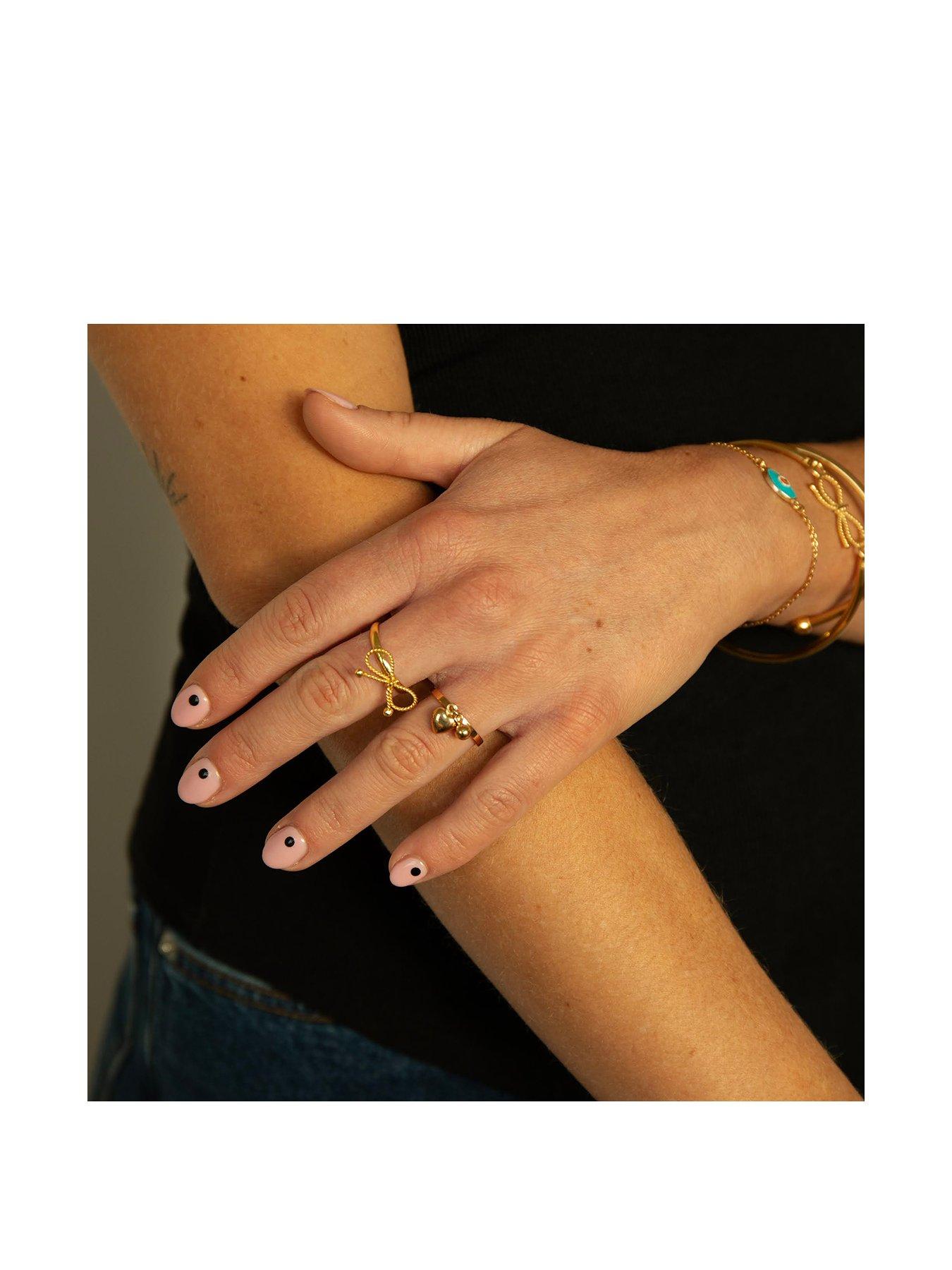  image of seol-gold-rope-bow-ring