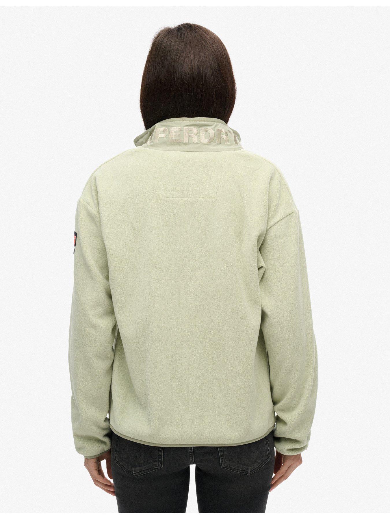  image of superdry-active-full-zip-fleece-green