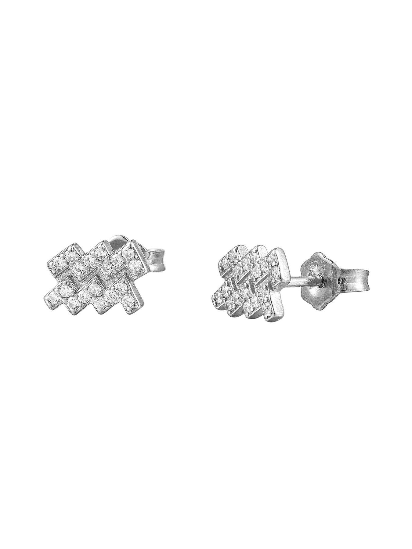  image of seol-gold-zodiac-cz-stud-earrings