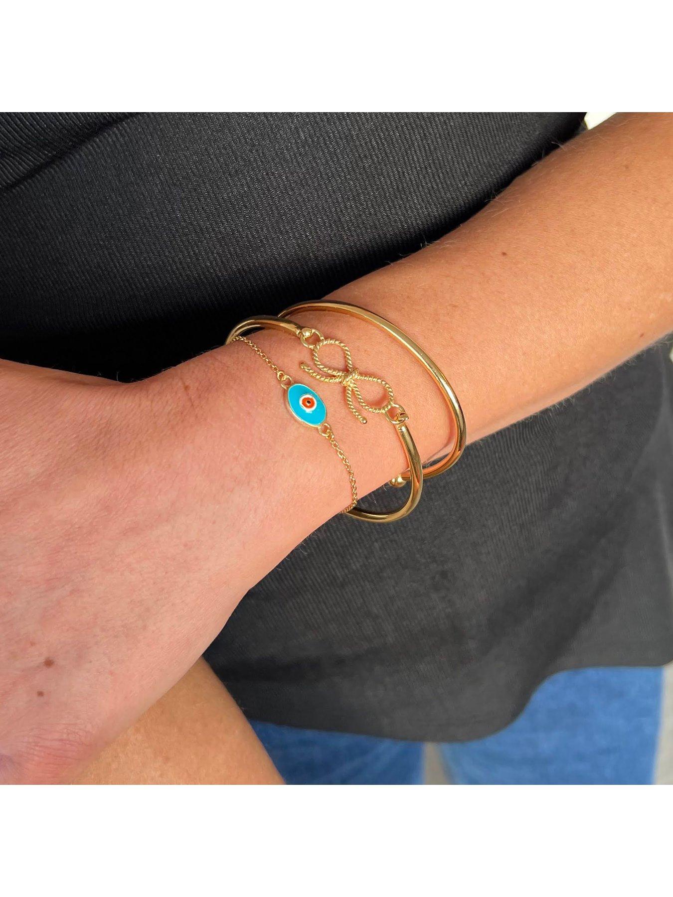  image of seol-gold-rope-bow-bangle