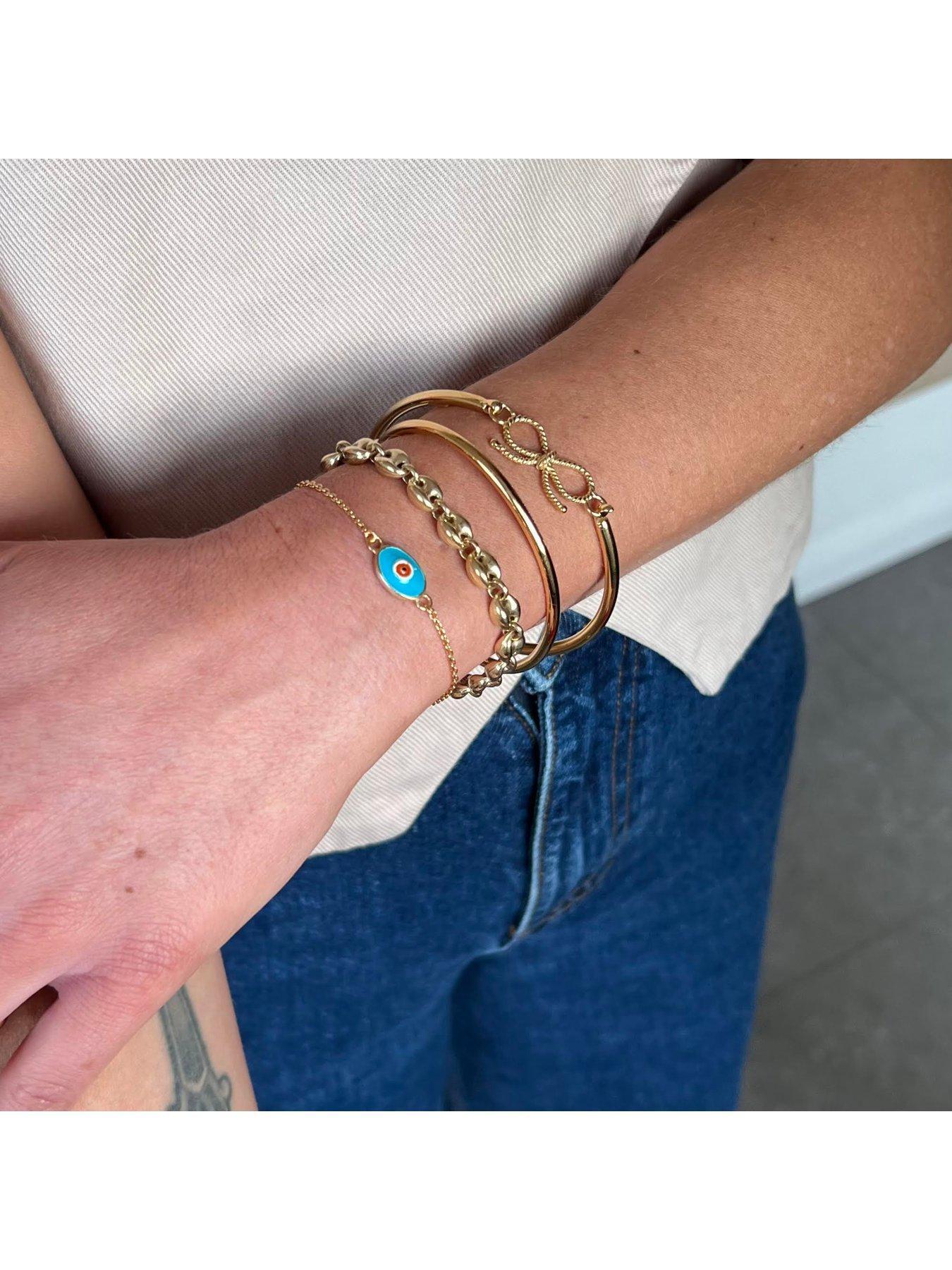  image of seol-gold-rope-bow-bangle