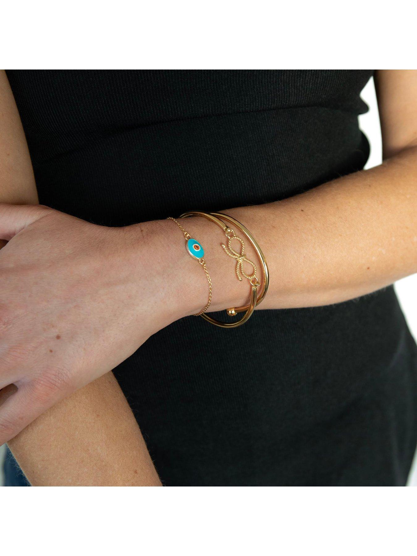  image of seol-gold-rope-bow-bangle
